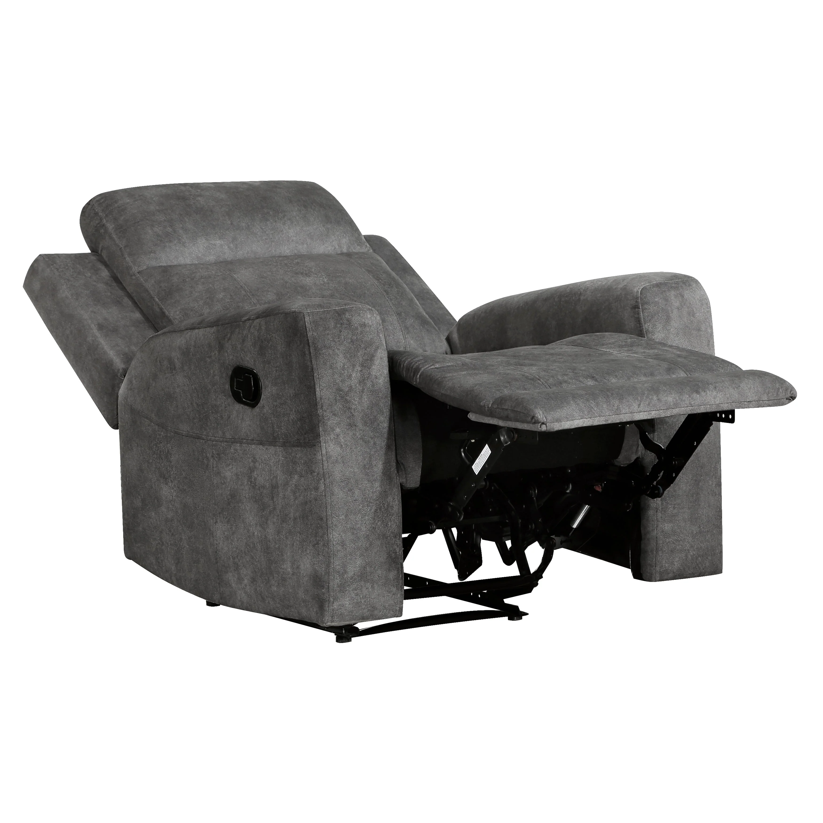 Muncie Brownish Gray Reclining Chair - Image 6