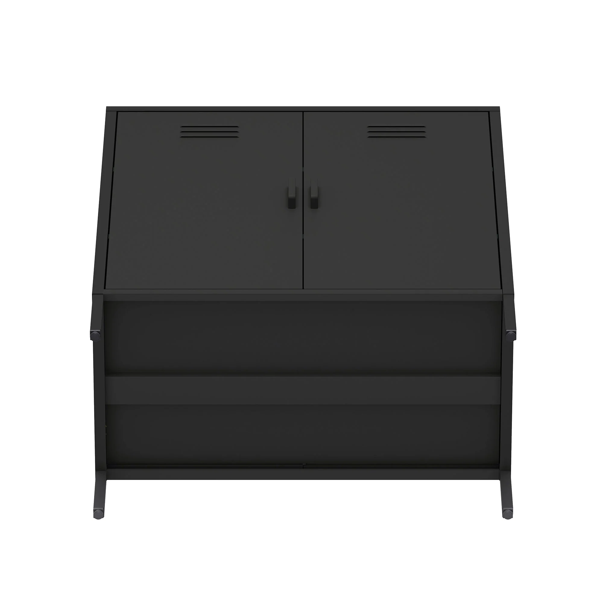 Naomi 31.5" Accent Cabinet in Black - Image 11
