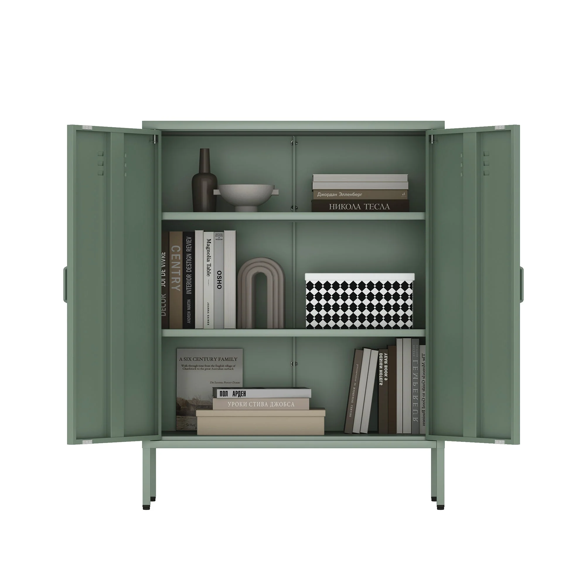 Naomi 31.5" Accent Cabinet in Green - Image 12