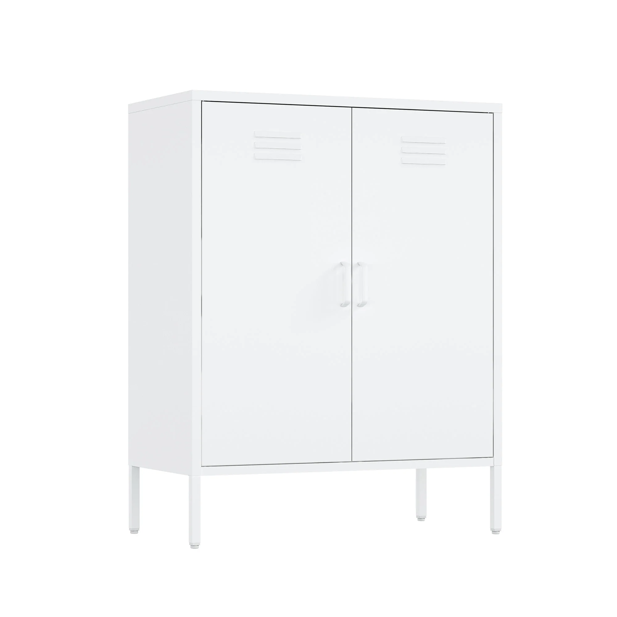 Naomi 31.5" Accent Cabinet in White - Image 7