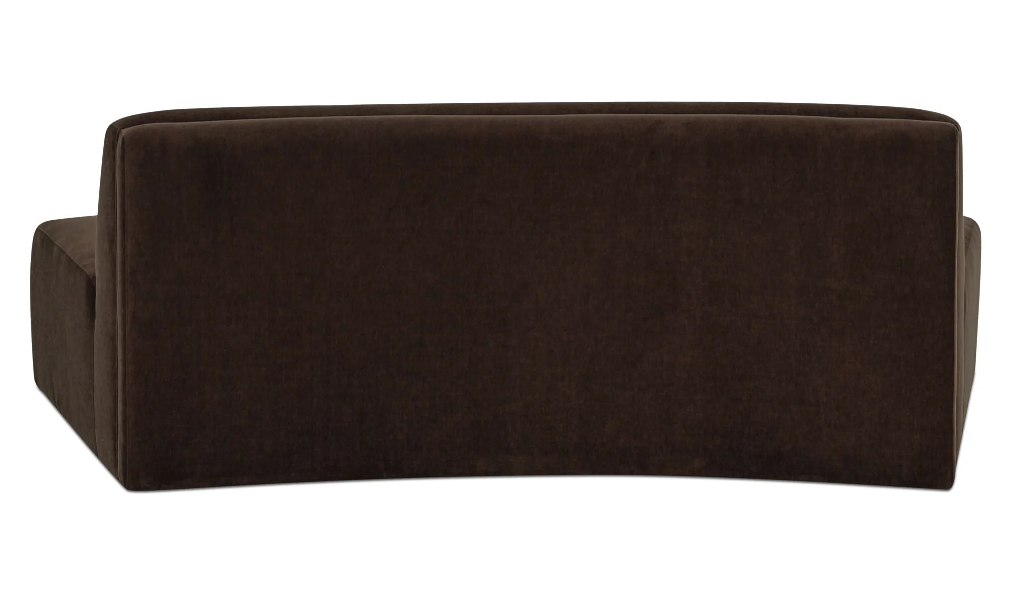 Naomi Convex Sofa Dark Brown - Image 6