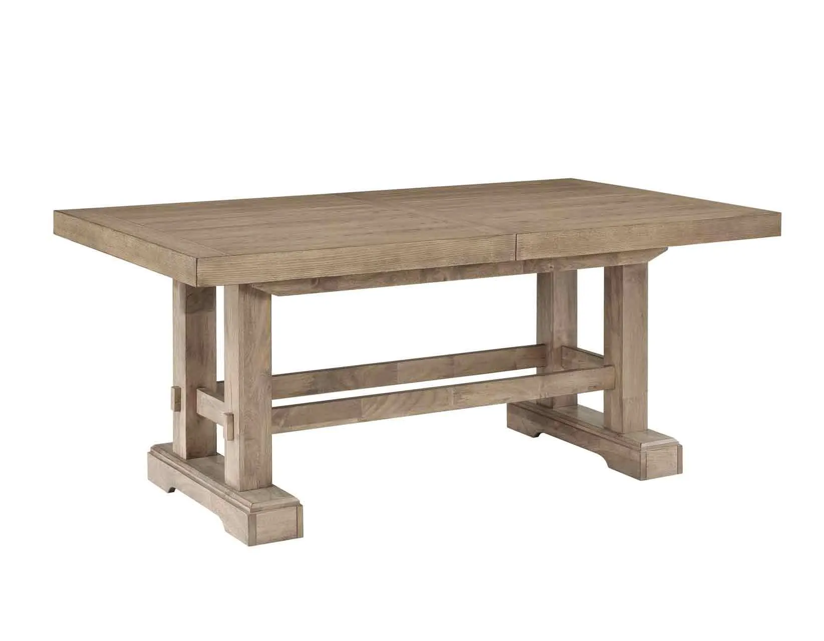 Napa 108-inch Dining Table with 2/18-inch Leaves, Sand - Image 2