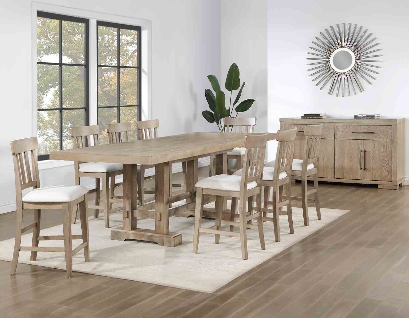 Napa Weathered Sand Counter Height Dining Set - Image 24