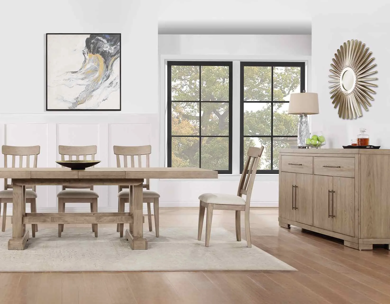 Napa Weathered Sand Dining Room Set - Image 4