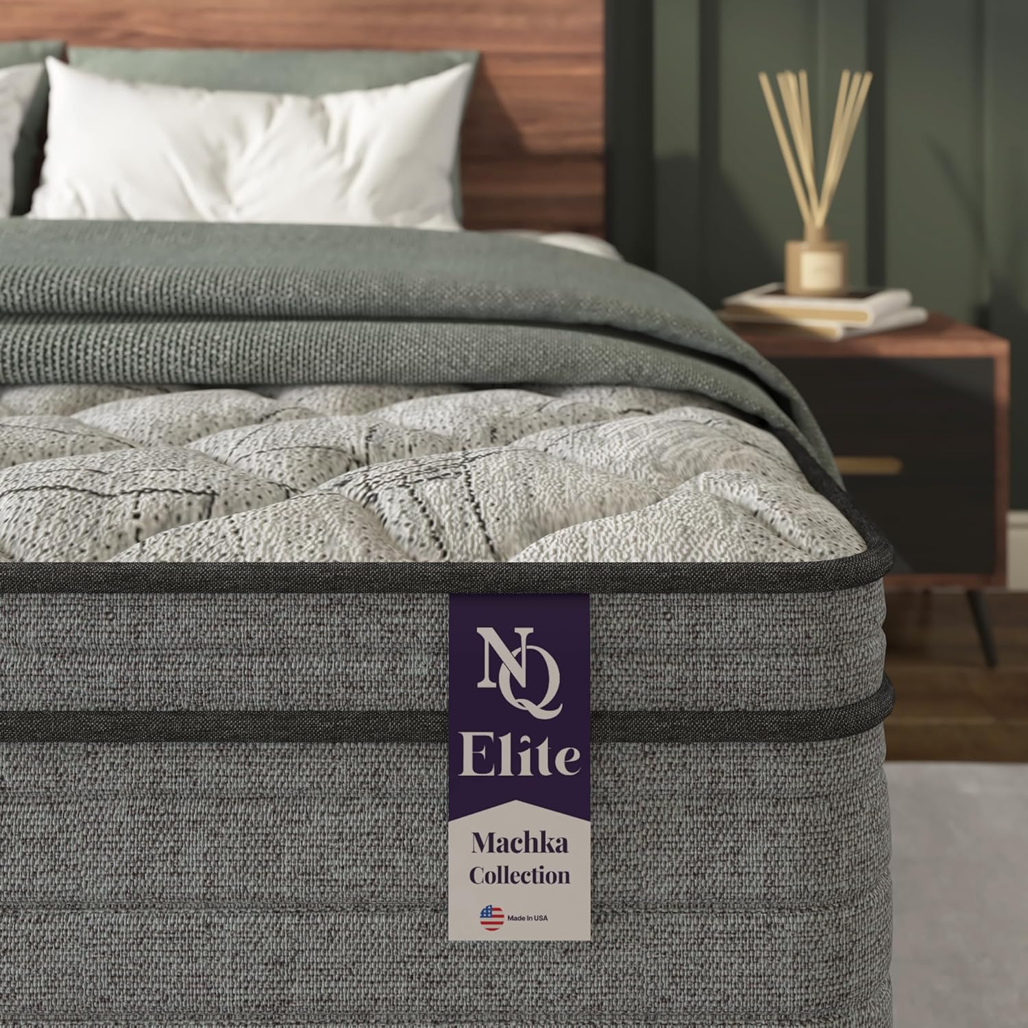NapQueen Elite Series Machka Hybrid Mattress, Made in USA - Image 3