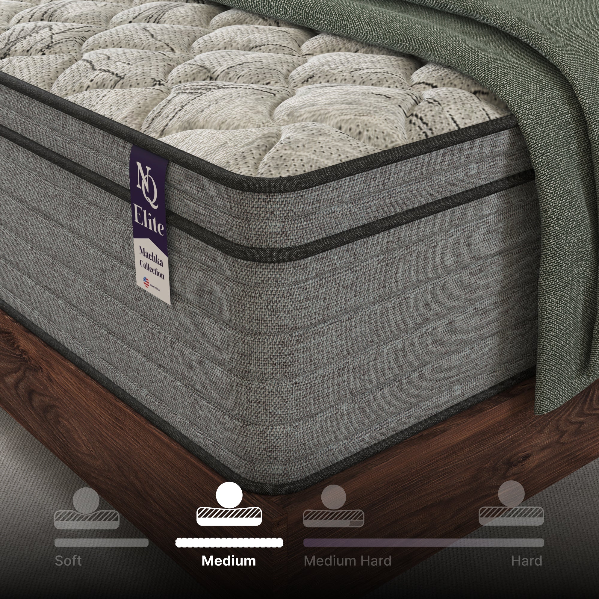 NapQueen Elite Series Machka Hybrid Mattress, Made in USA - Image 6