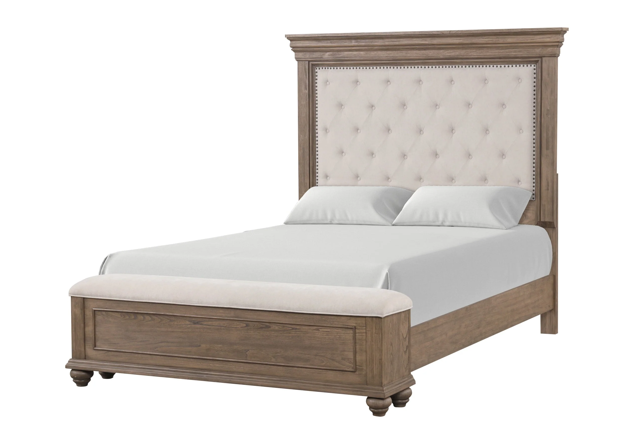 Nashville Brown 4-piece Bedroom Set - Image 2
