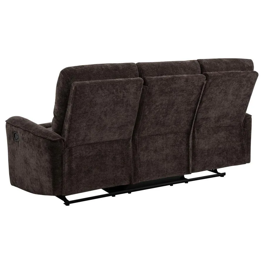 Navarro Chenille Upholstered Reclining Sofa - Image 11