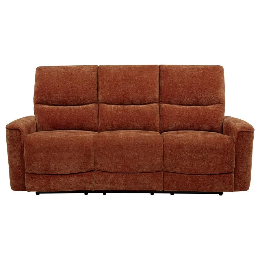 Navarro Chenille Upholstered Reclining Sofa - Image 12