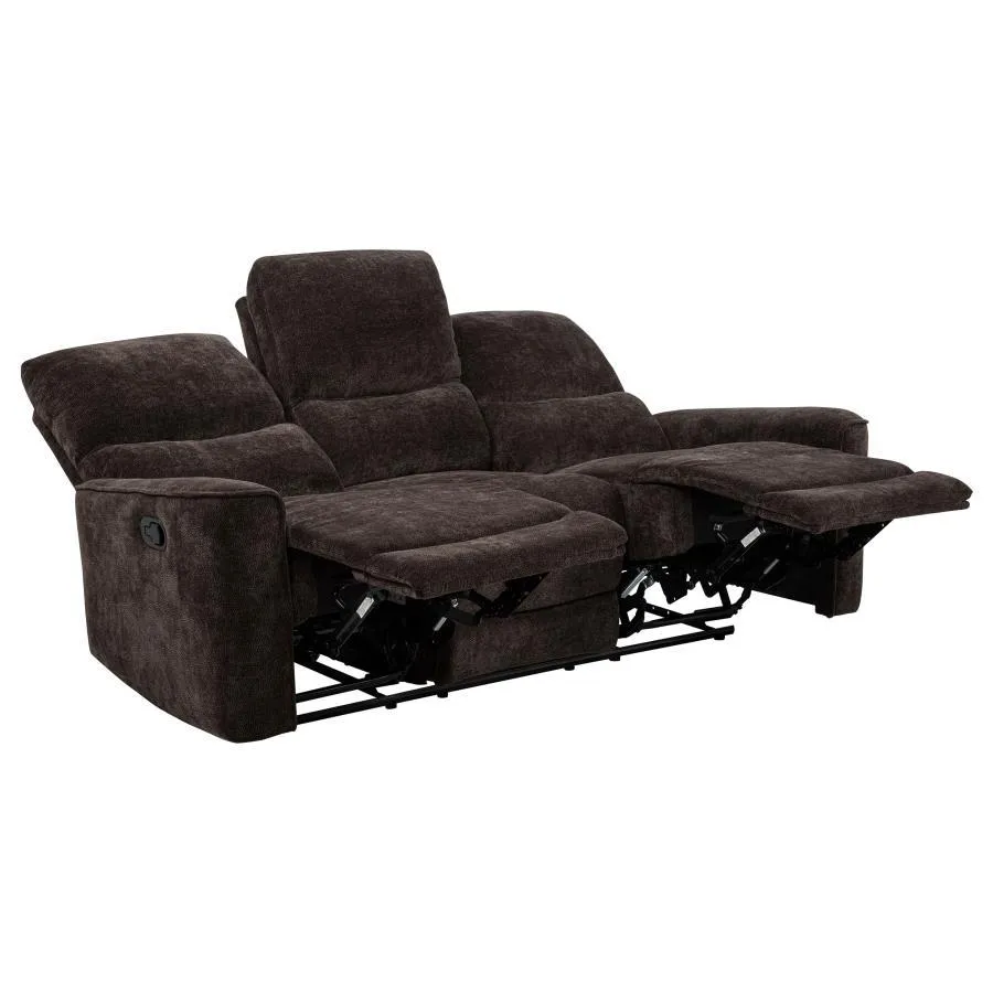 Navarro Chenille Upholstered Reclining Sofa - Image 14