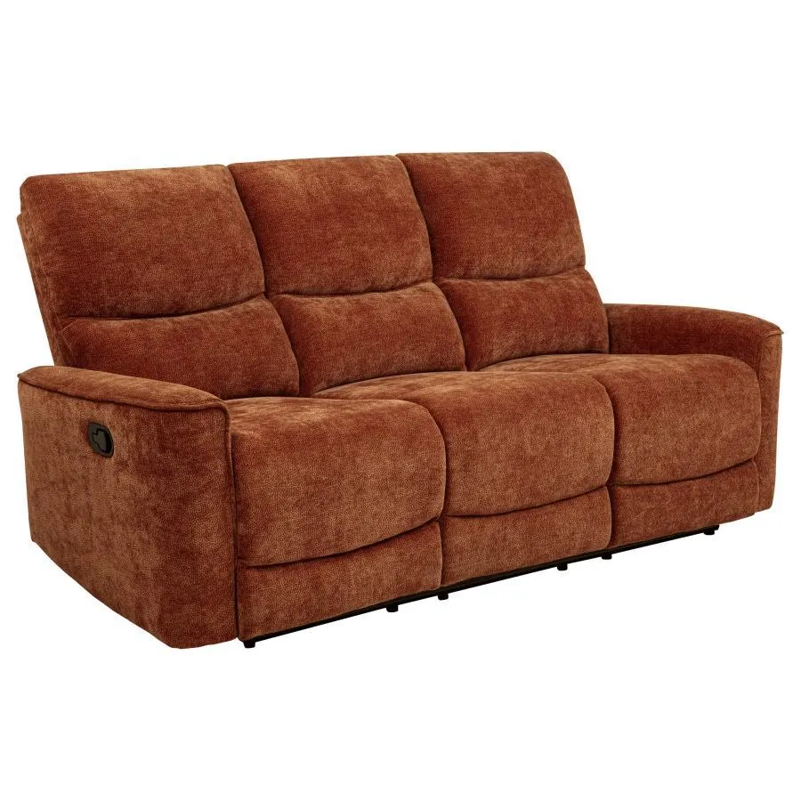 Navarro Chenille Upholstered Reclining Sofa - Image 15