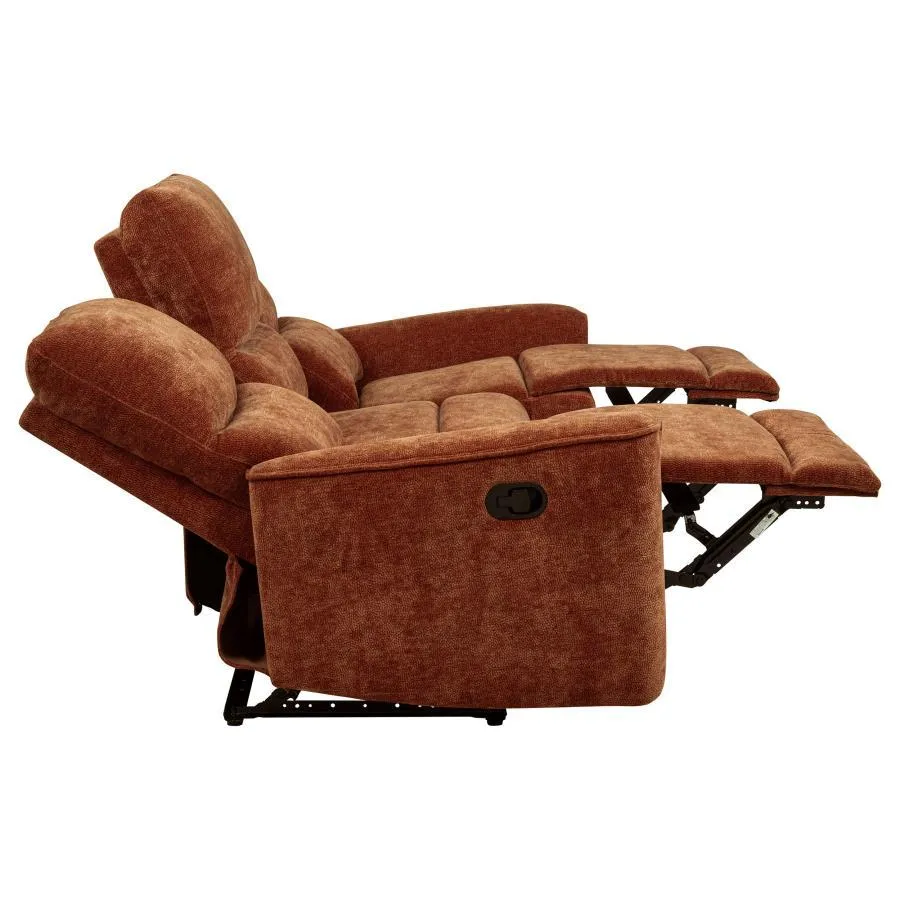 Navarro Chenille Upholstered Reclining Sofa - Image 16