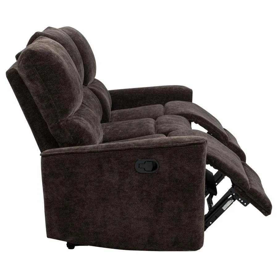 Navarro Chenille Upholstered Reclining Sofa - Image 19