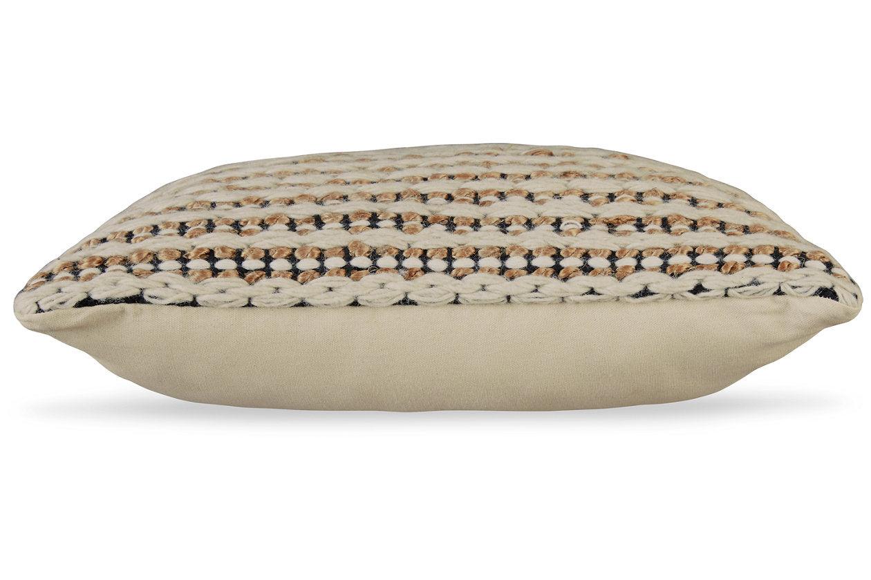 Nealington Brown/Black/White Pillow - Image 4