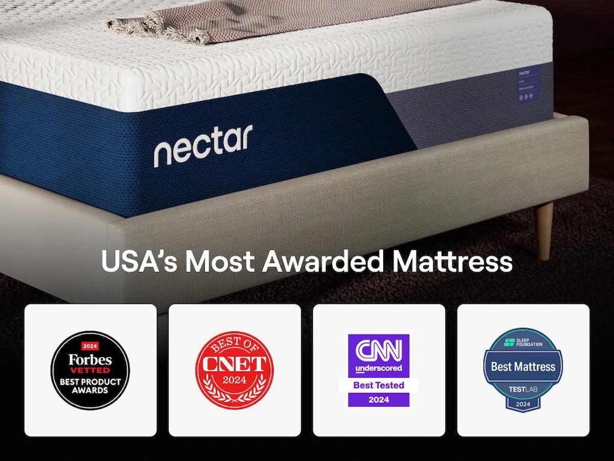 Nectar Foam Luxe 5.1 White Twin Mattress - Image 6