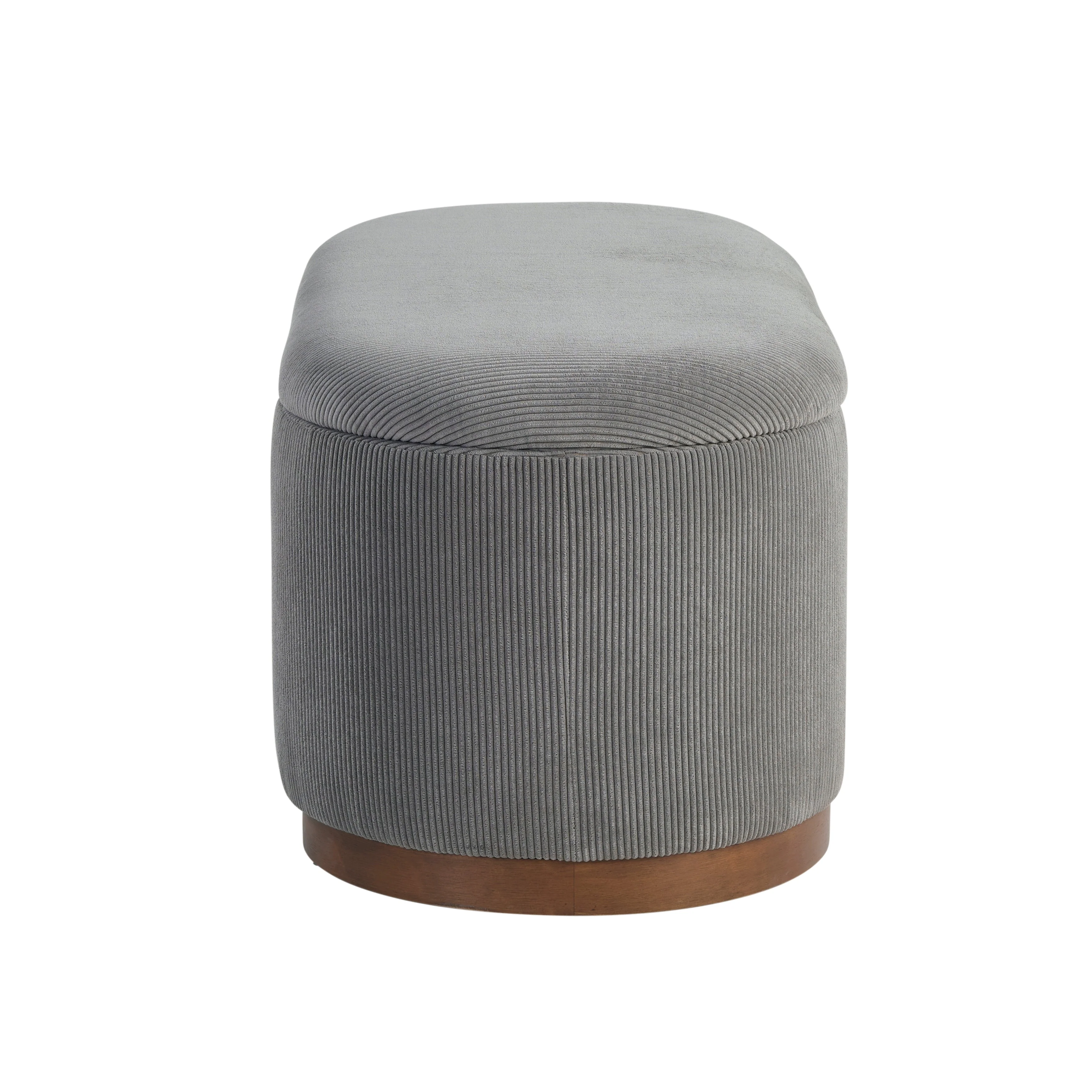 Nell Gray Lift-Top Storage Bench - Image 3