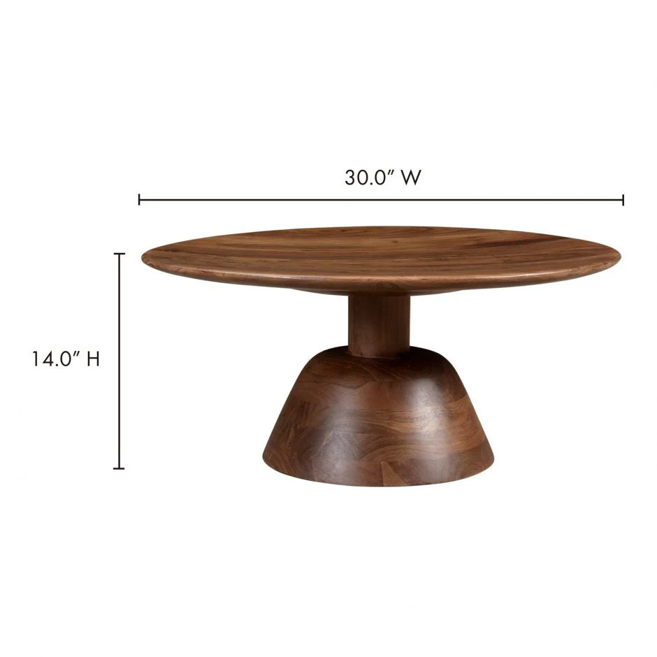 Nels Coffee Table Dark Brown - Image 4