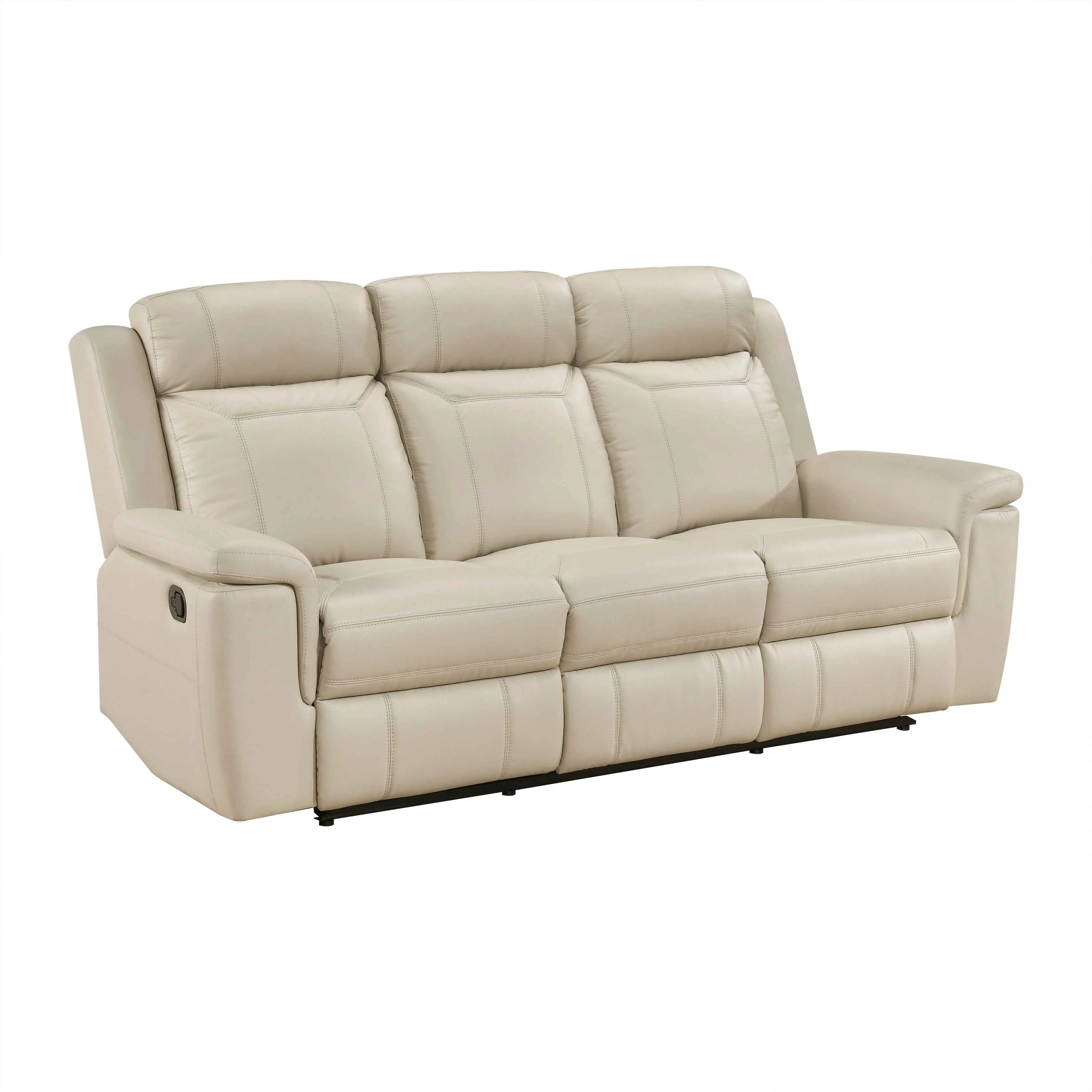 Nest Beige Double Reclining Sofa - Image 2