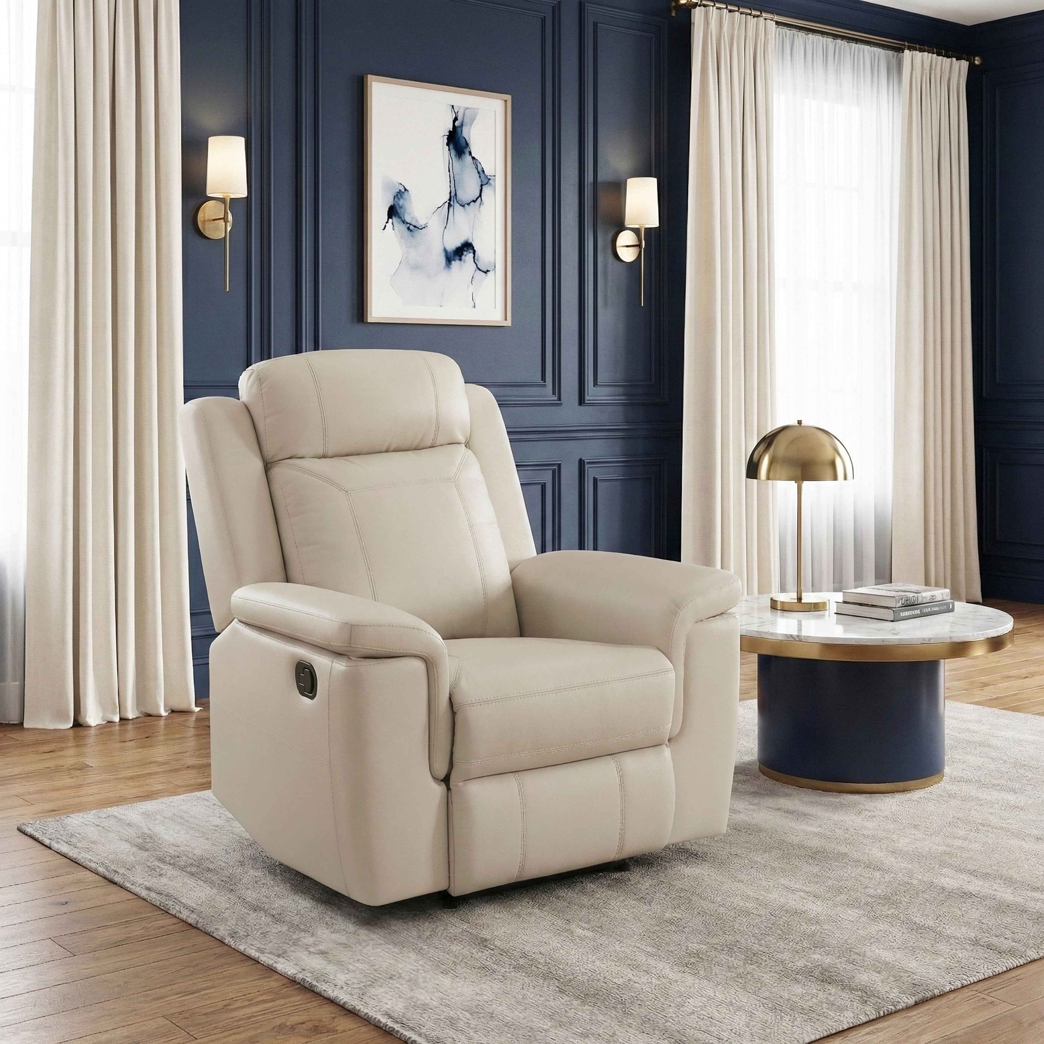 Nest Beige Reclining Chair - Image 16