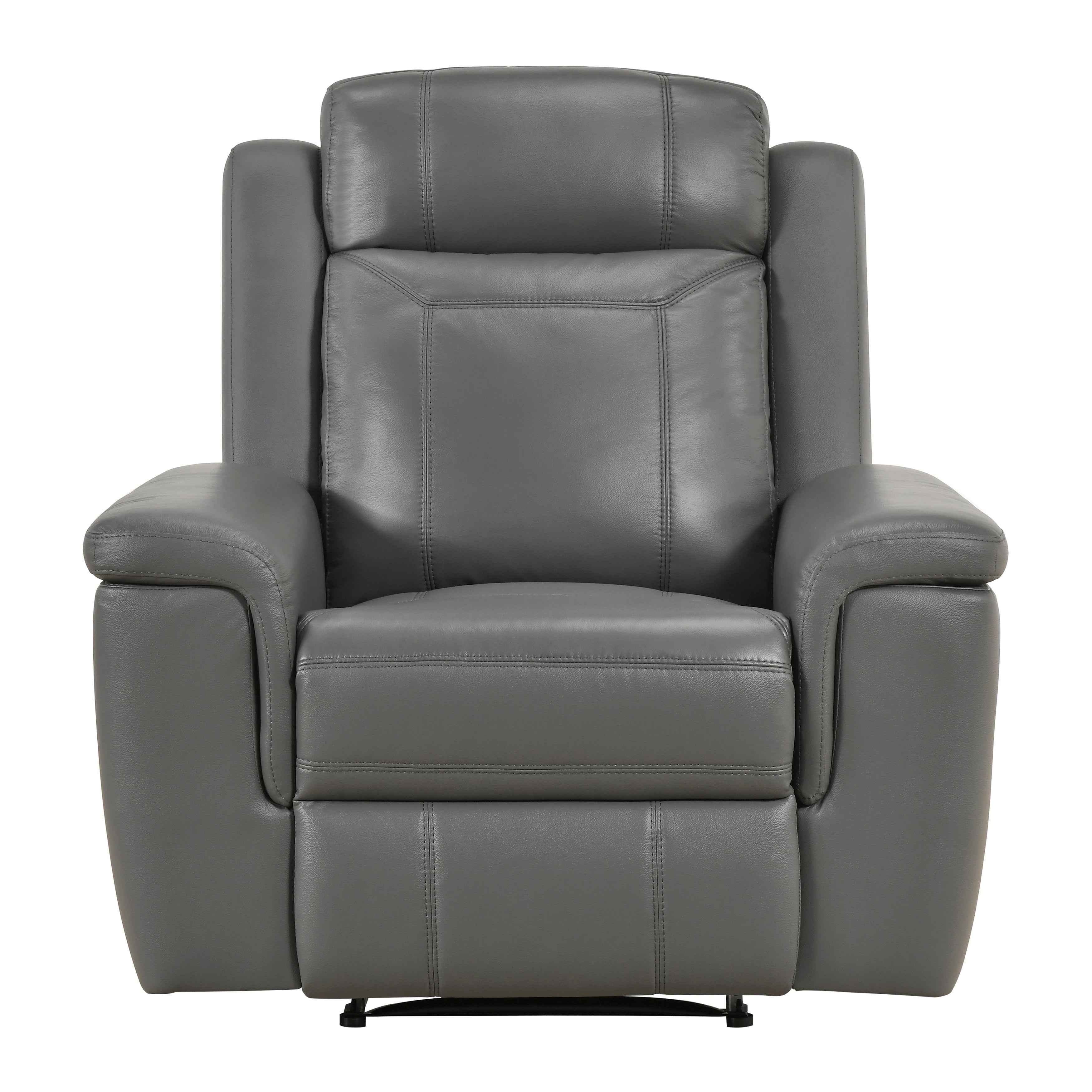 Nest Dark Gray 3-Piece Reclining Living Room Set - Image 11