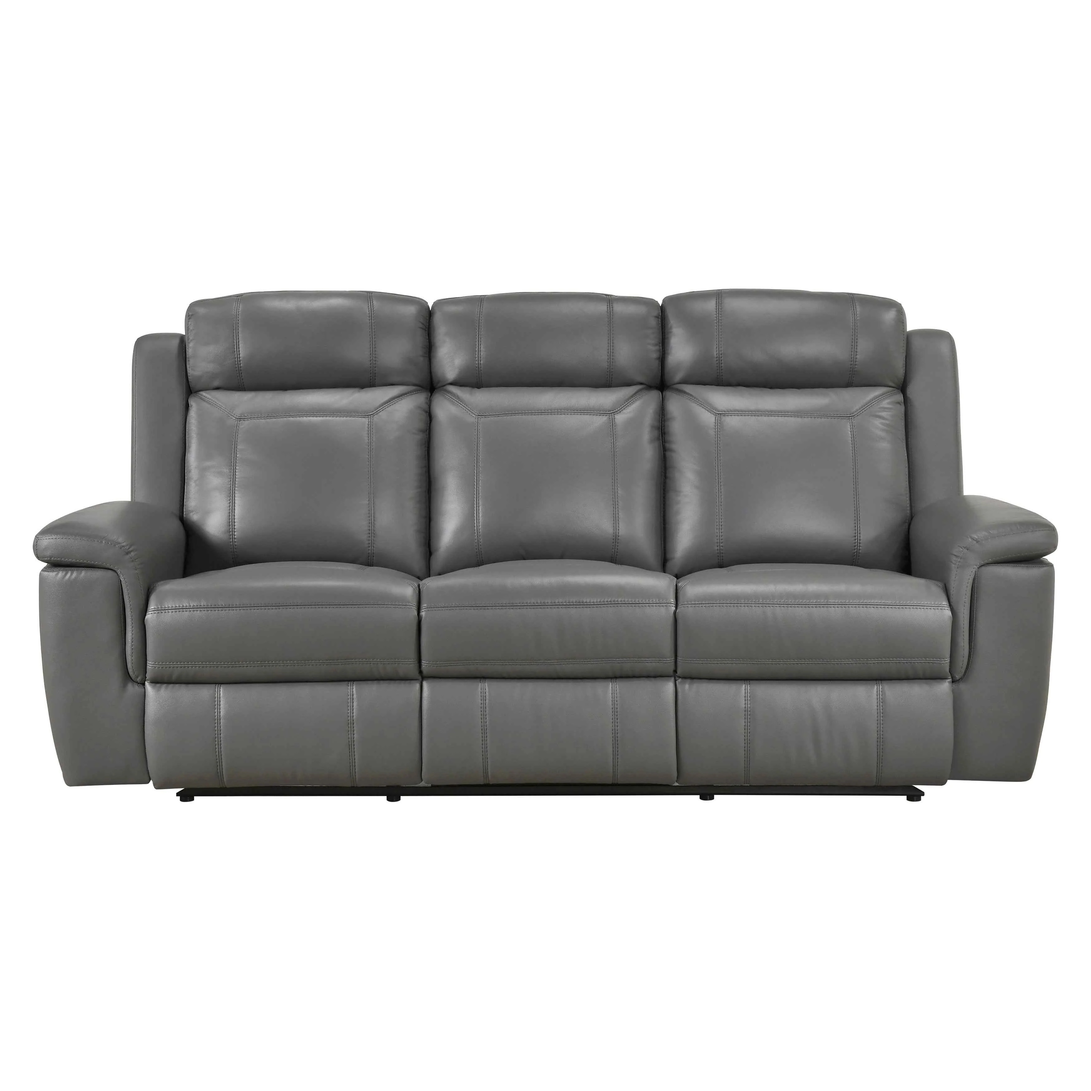 Nest Dark Gray Double Reclining Sofa