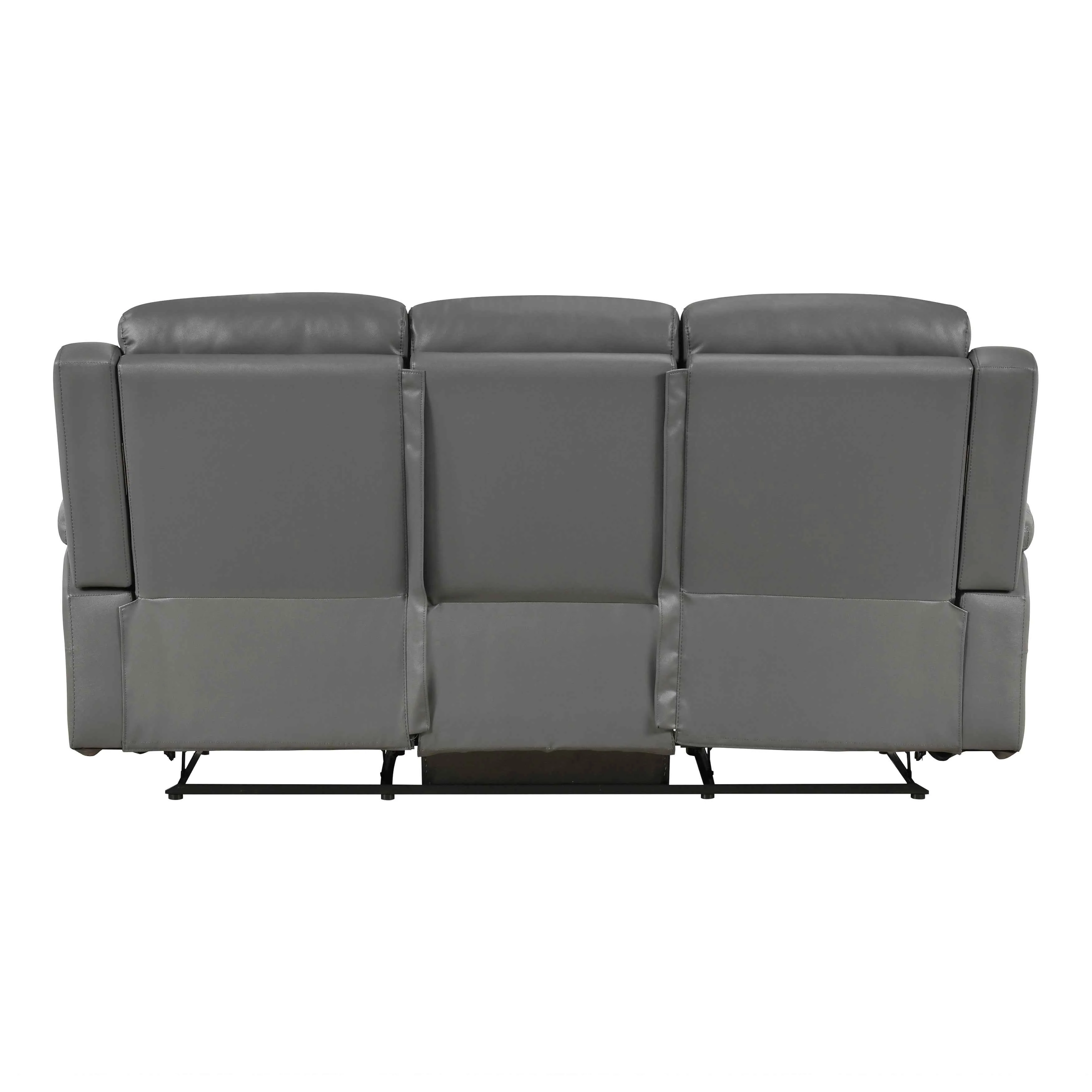 Nest Dark Gray Double Reclining Sofa - Image 3