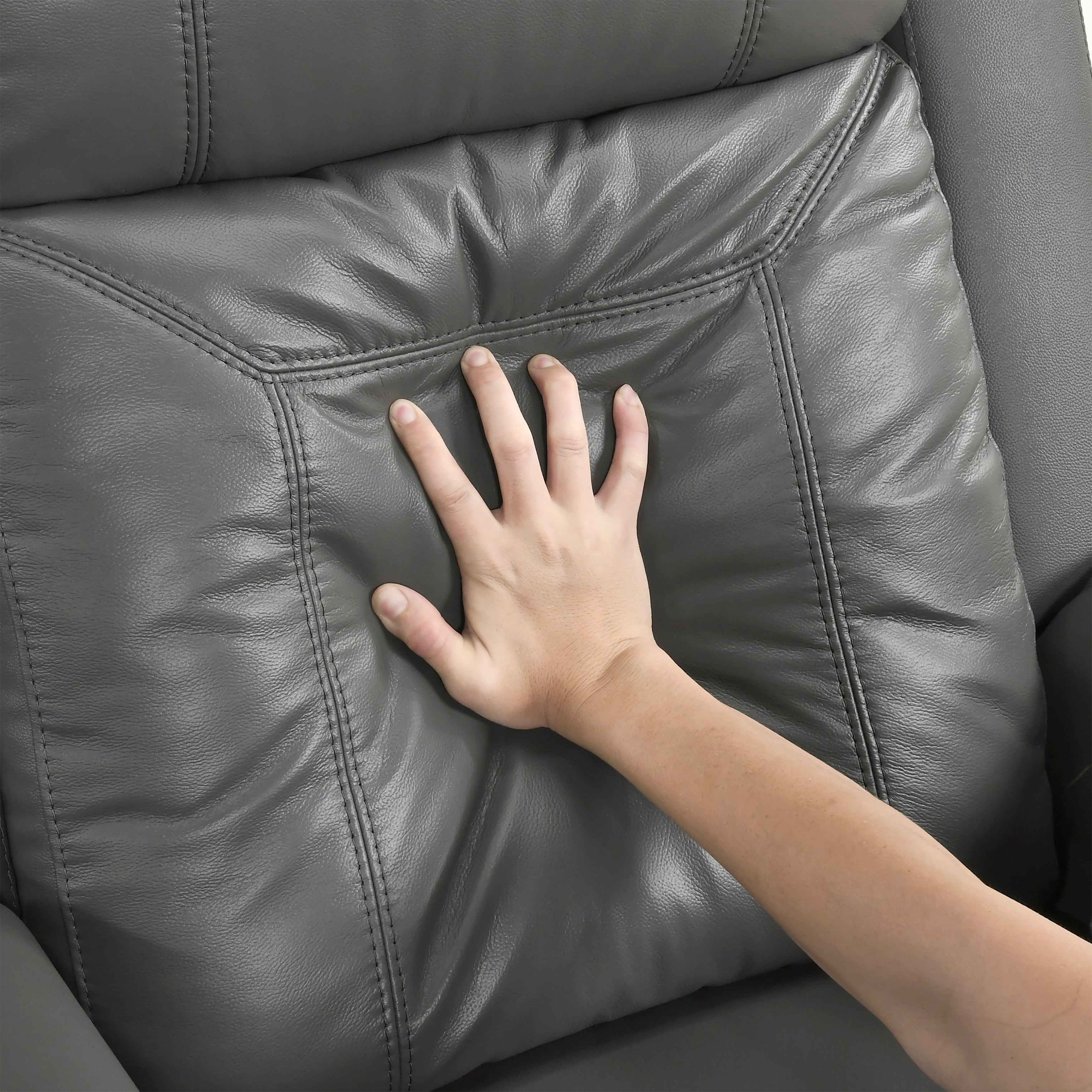 Nest Dark Gray Double Reclining Sofa - Image 6