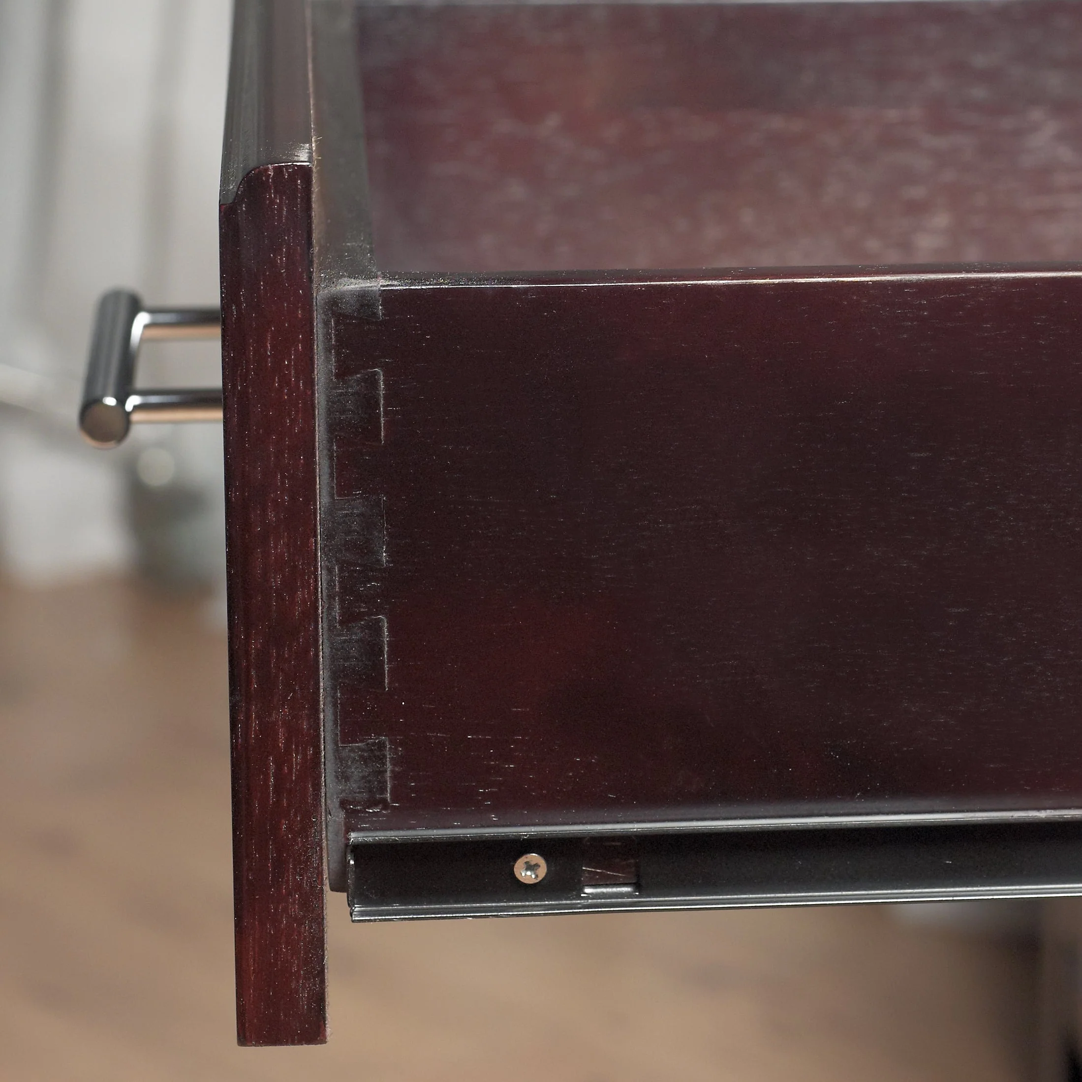 Nevis Charging Station Nightstand in Espresso - Image 6