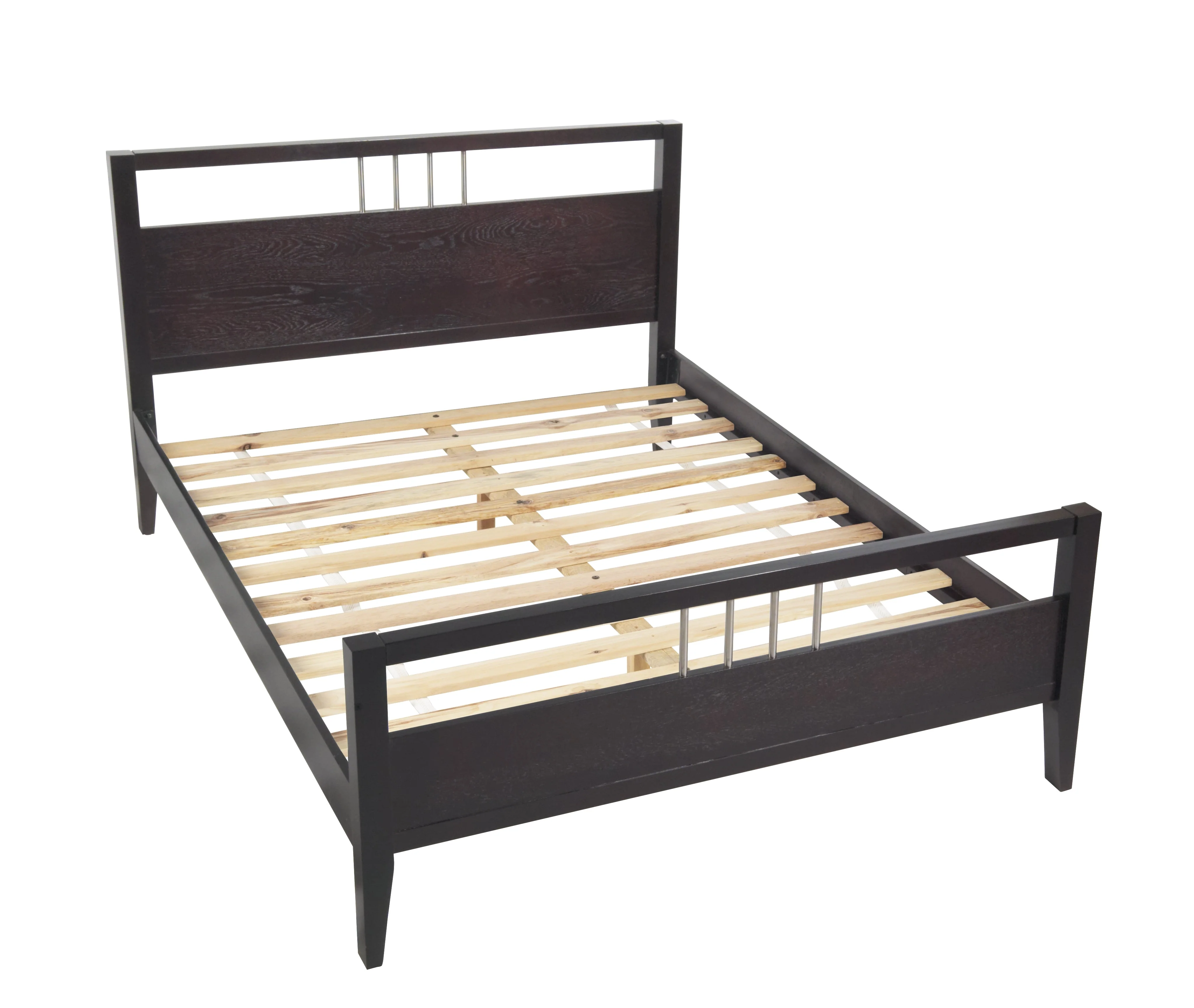 Nevis Espresso Wood Queen Platform Bed - Image 8