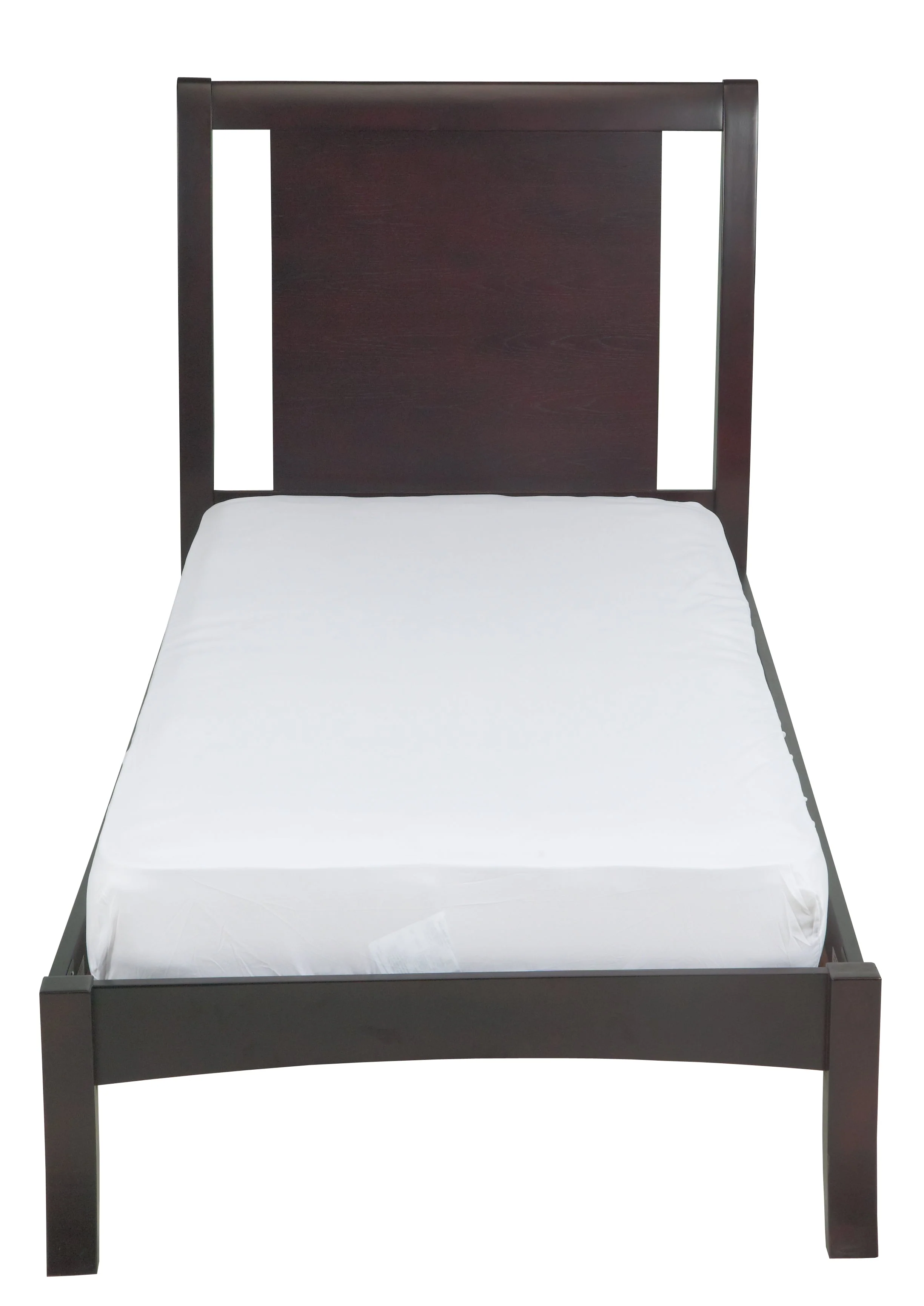 Nevis Wood Full Sleigh Bed in Espresso - Image 6