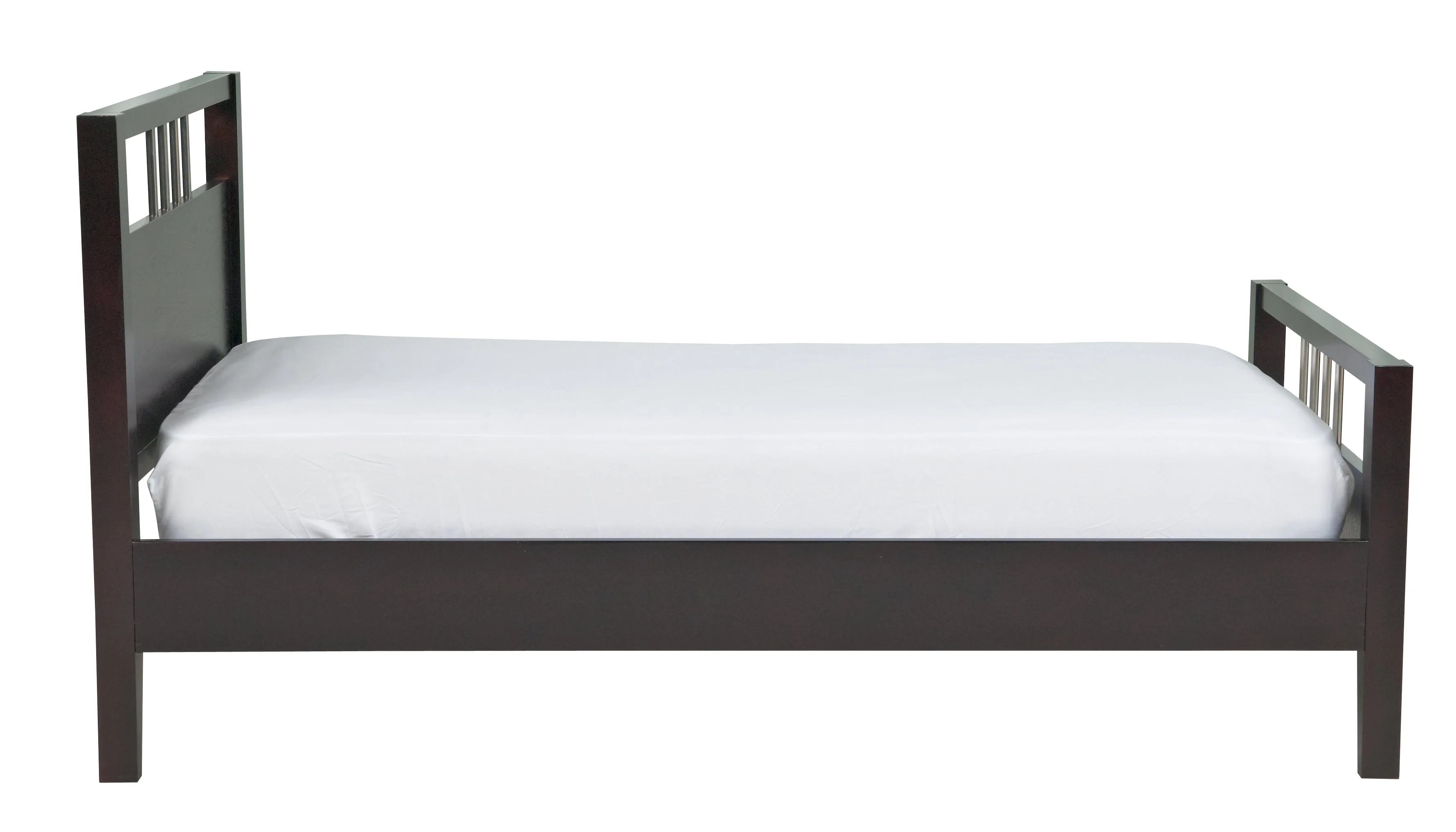 Nevis Wood Twin Platform Bed in Espresso - Image 7