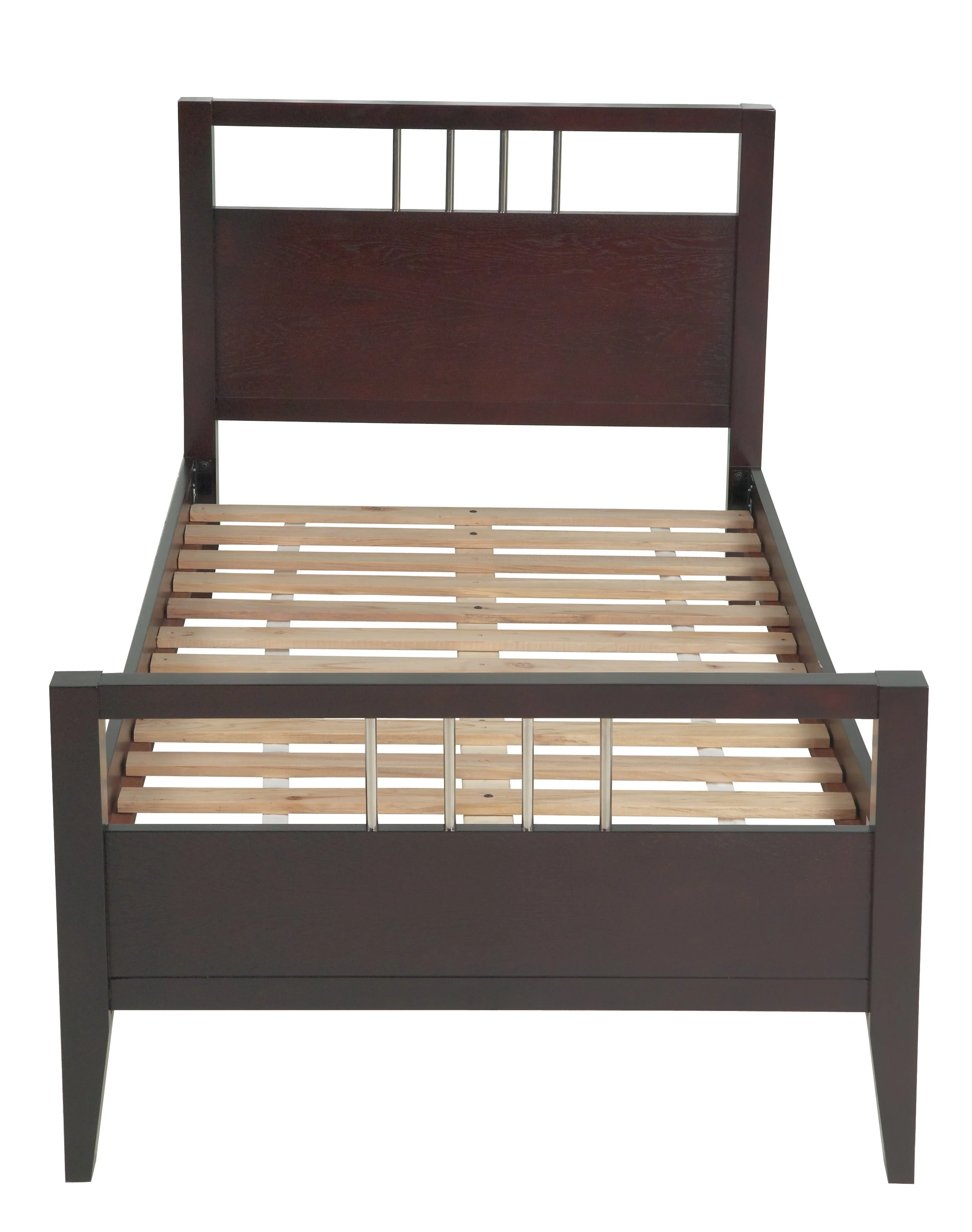 Nevis Wood Twin Platform Bed in Espresso - Image 9