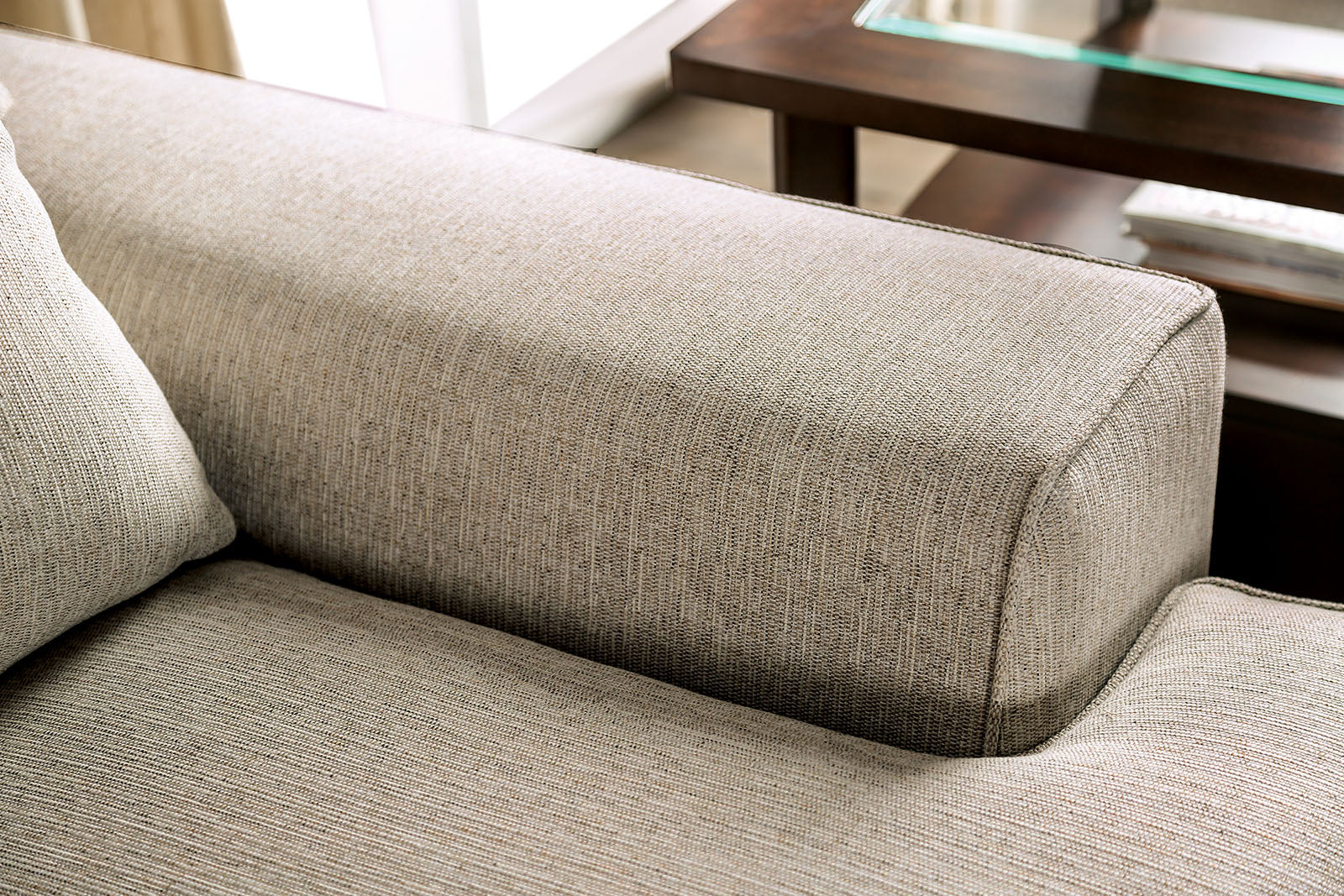 New meadows Sand/Caramel Sofa & Loveseat - Image 8