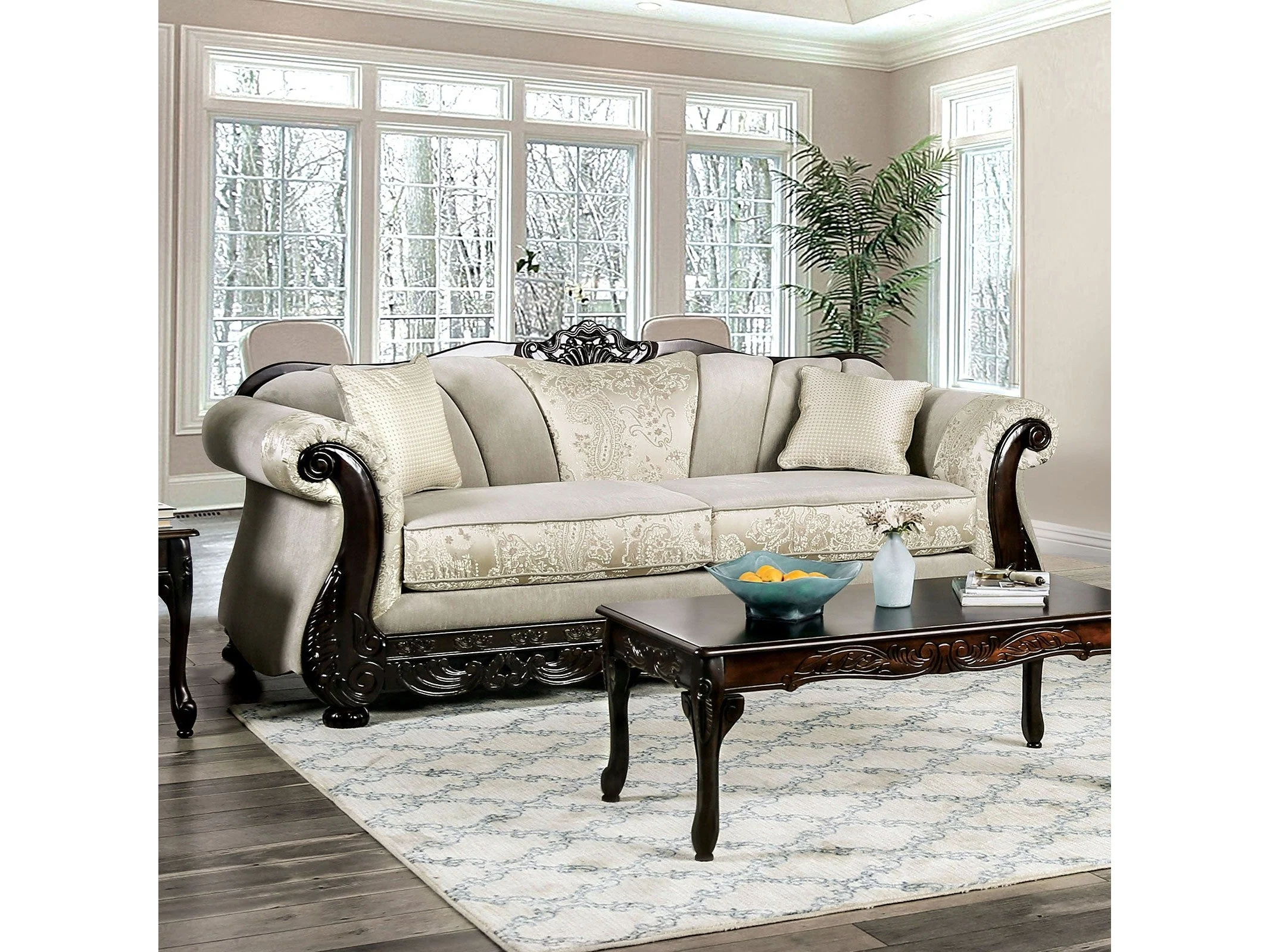 Newdale Ivory Sofa & Loveseat - Image 2