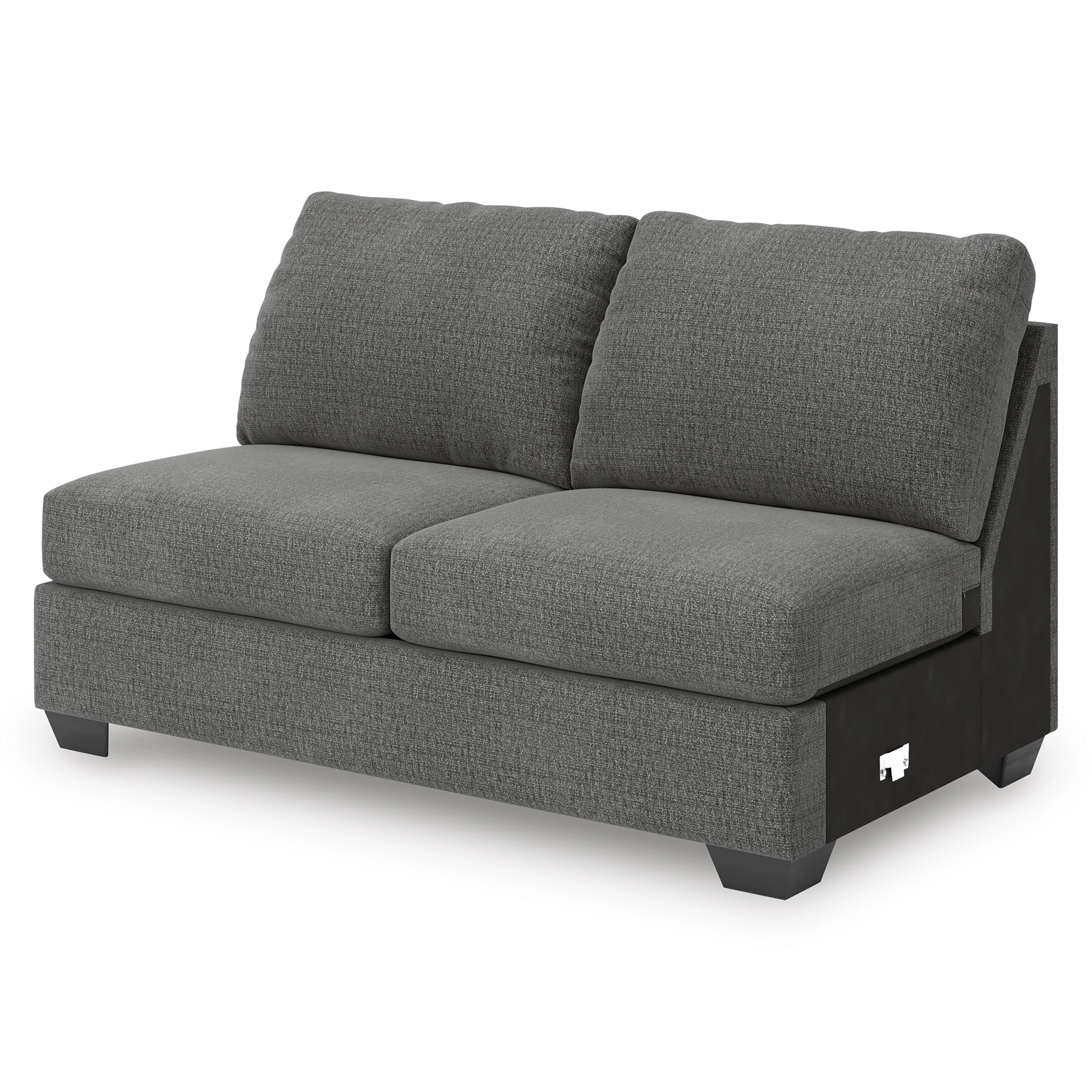 Newellen Greystone 3-Piece Double Chaise Sleeper Sectional - Image 7