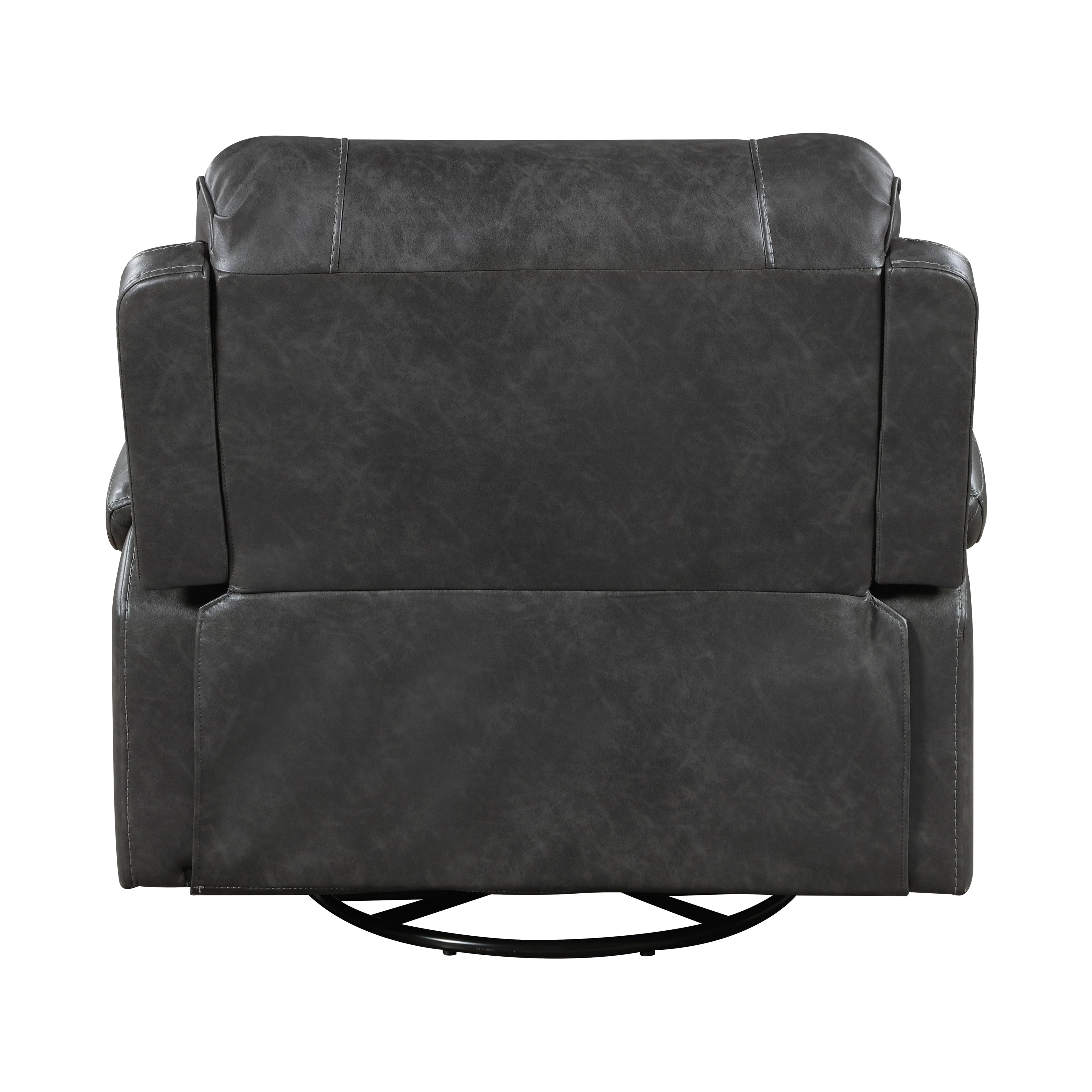 Newnan Gray Swivel Glider Reclining Chair - Image 5