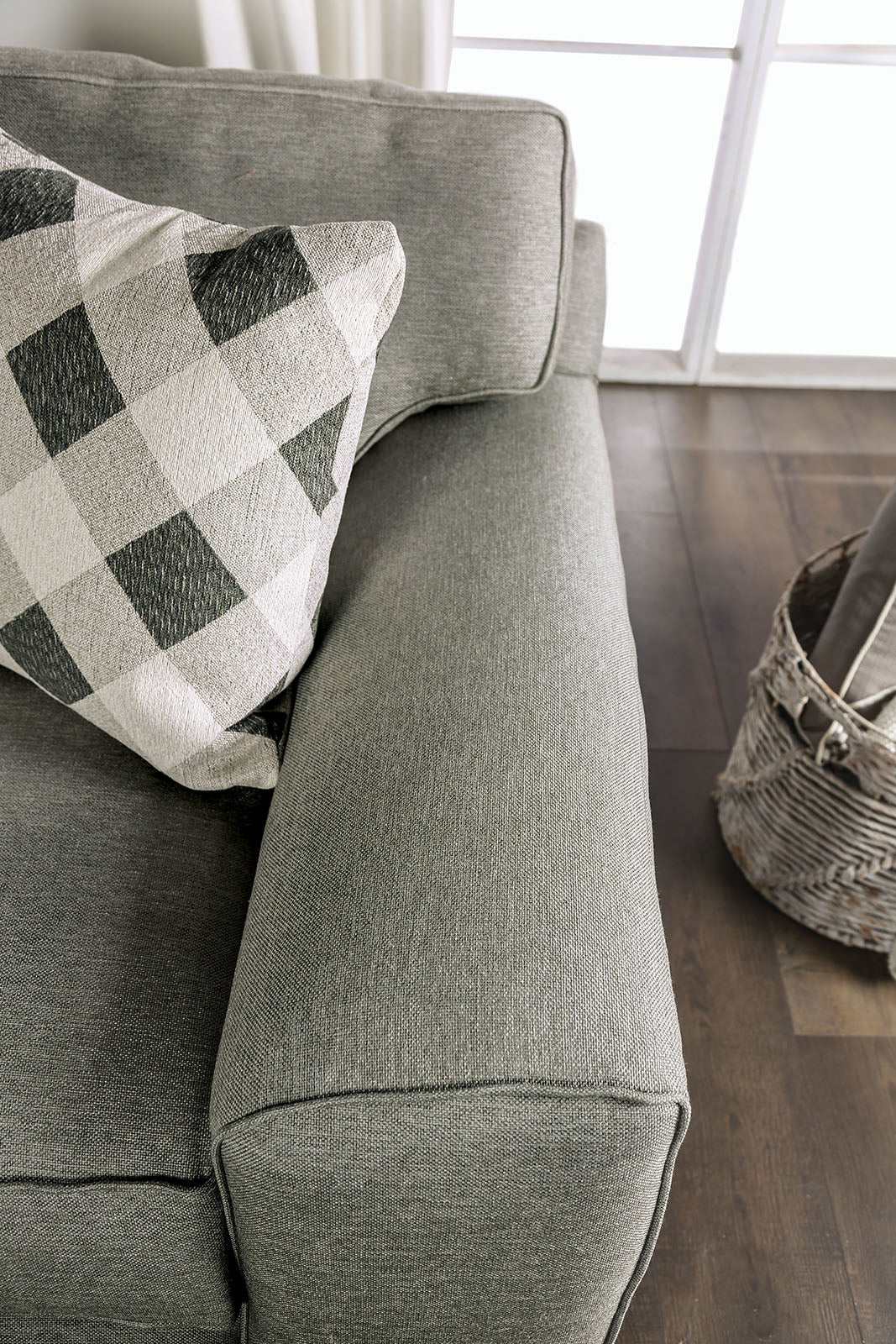 Newry Gray Sofa & Loveseat - Image 7