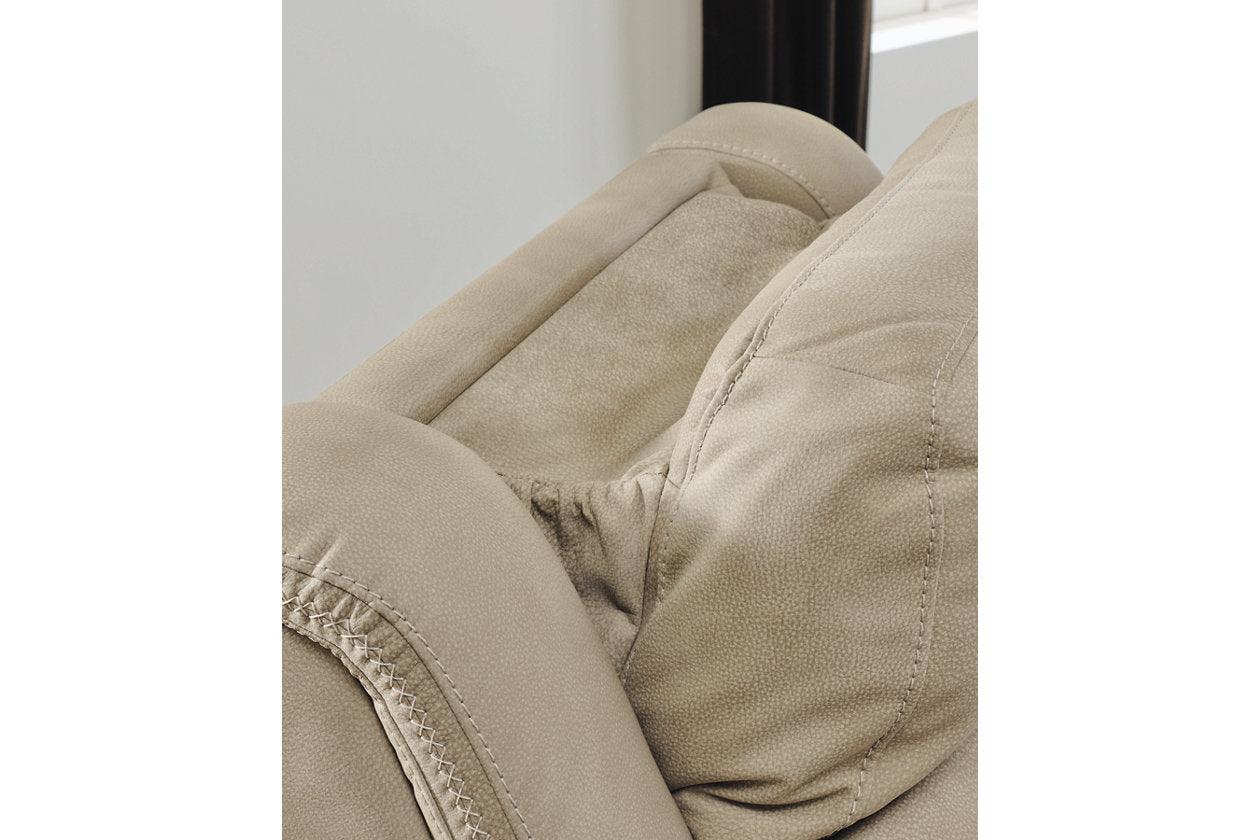 Next-Gen DuraPella Sand Performance Fabric Dual Power Reclining Sofa - Image 7