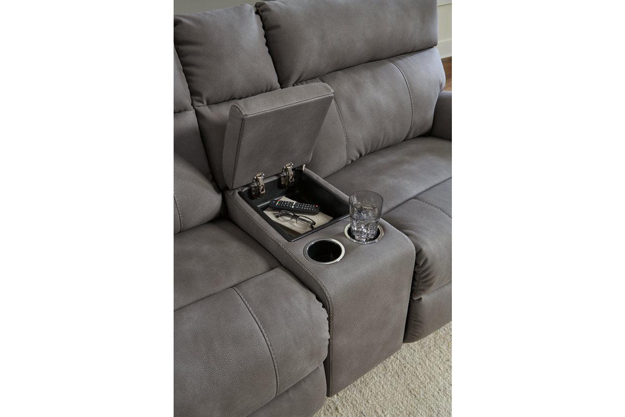 Next-Gen DuraPella Slate 6-Piece Power Reclining Sectional - Image 5