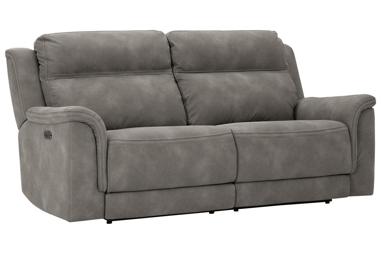 Next-Gen DuraPella Slate Dual Power Reclining Sofa - Image 2
