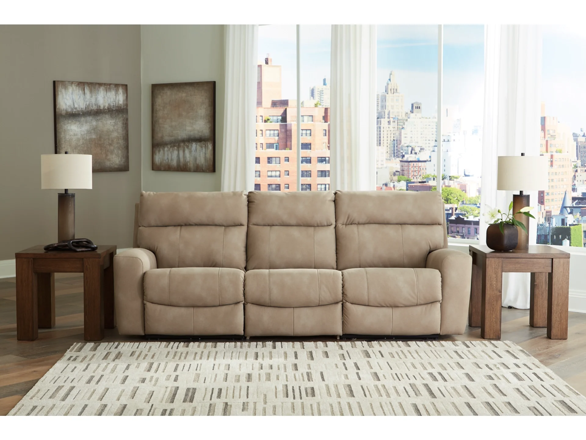 Next-Gen Sand DuraPella Sofa and Loveseat - Image 6