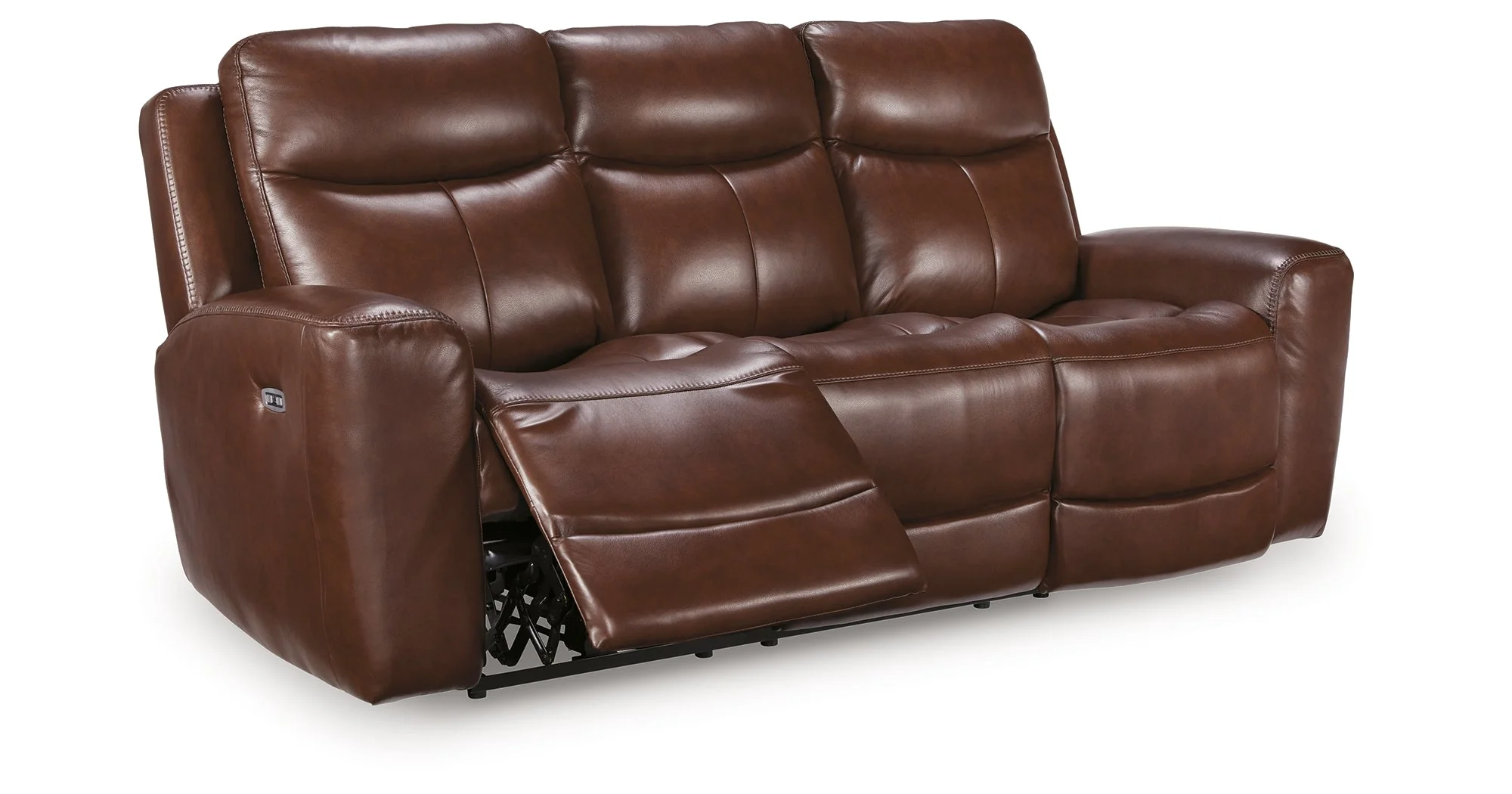 Next Move Mahogany Power Reclining Sofa - Image 9