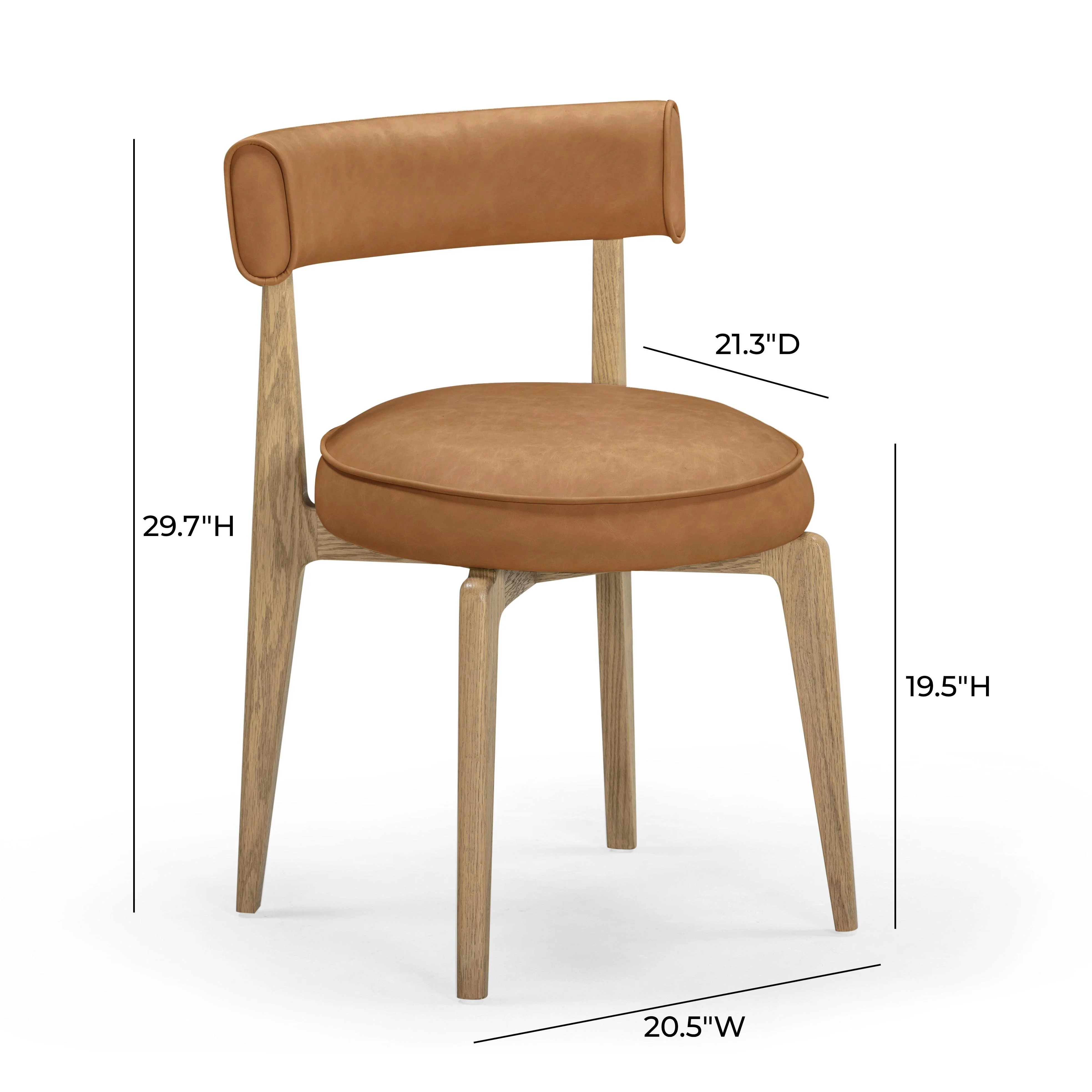 Nikita Performance Vegan Leather Dining Chair - Image 15