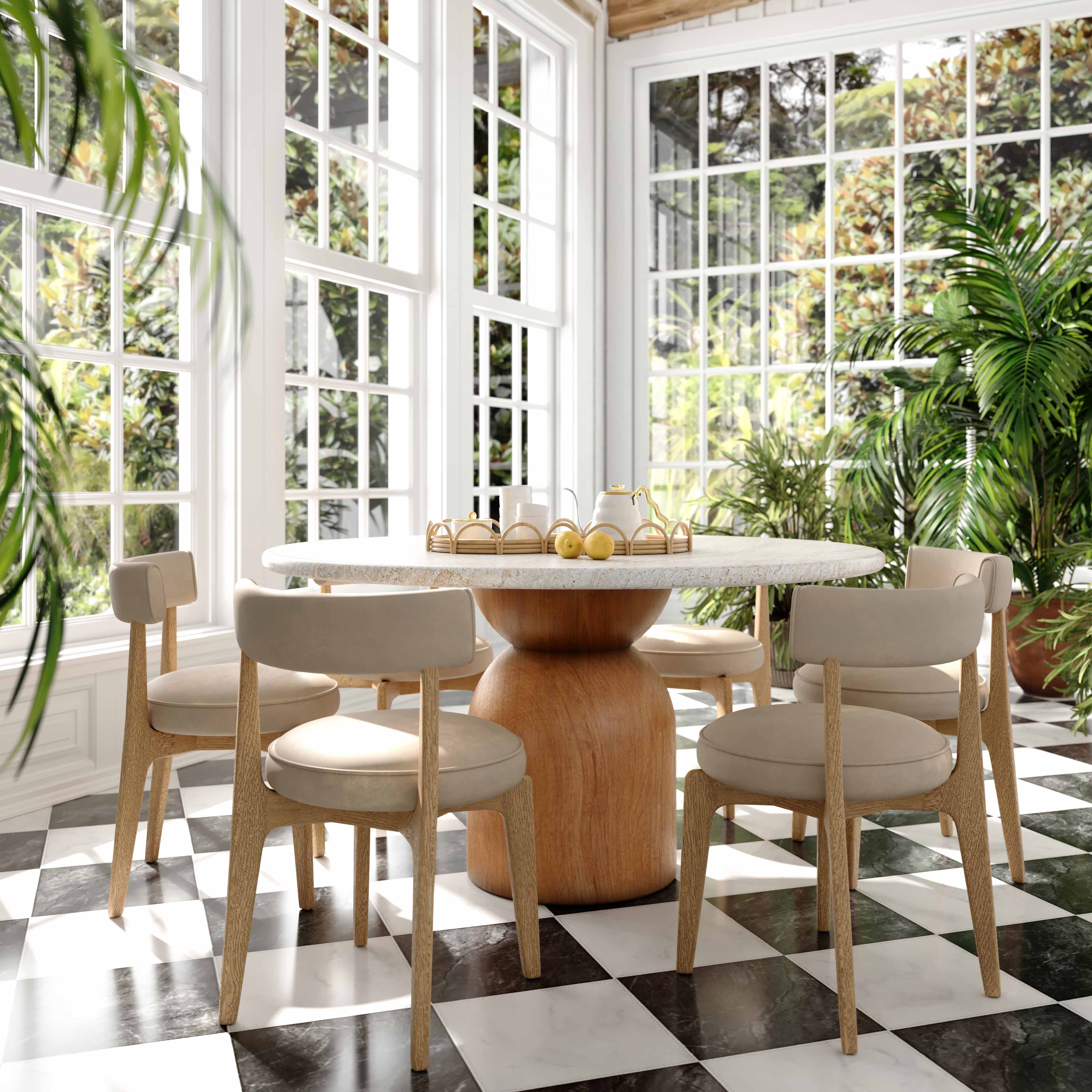 Nikita Performance Vegan Leather Dining Chair - Image 2