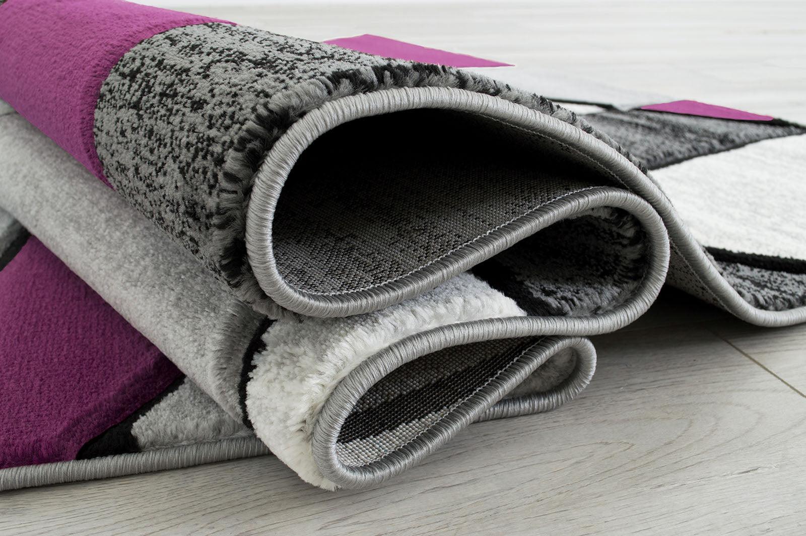 Niksar Gray/Purple Area Rug - Image 4