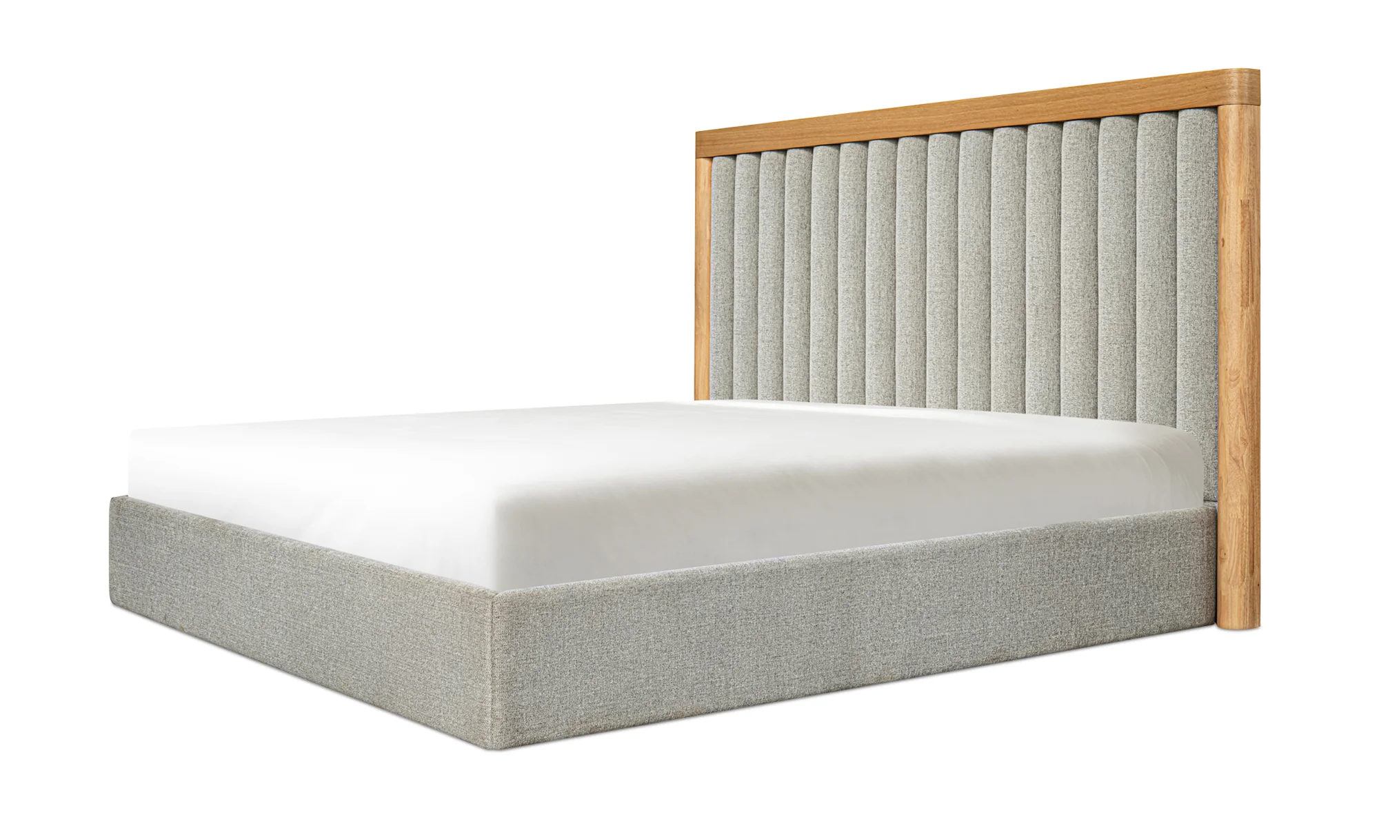 Nina Queen Bed - Grey - Image 2