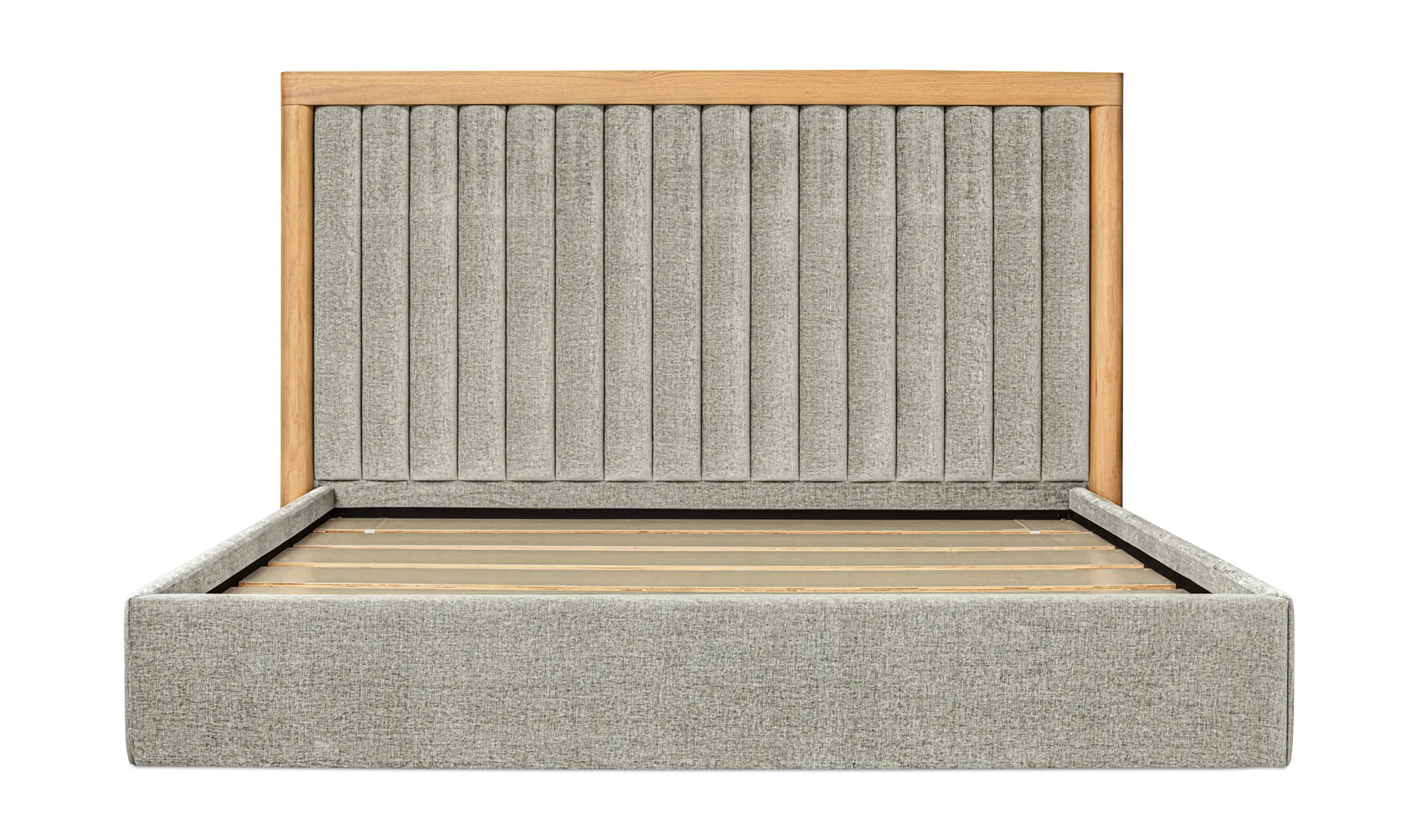 Nina Queen Bed - Grey - Image 5