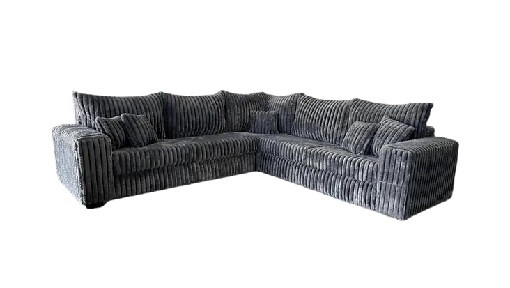 Noah Grey 3-Piece Sectional - Image 2