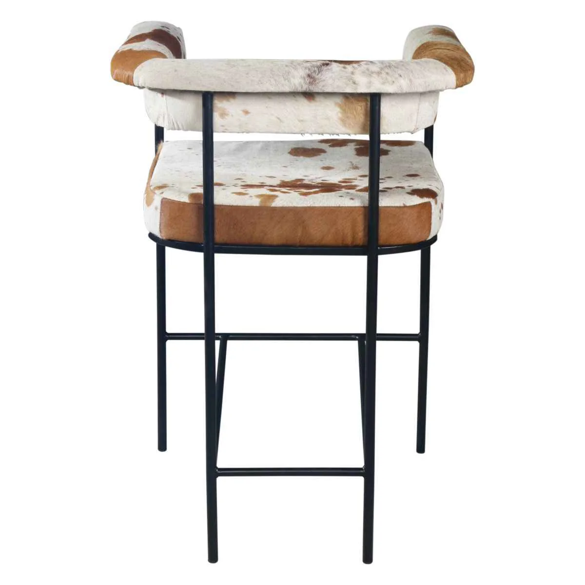 Nola 18" Counter Armchair in Brown Hair on Hide - Image 4