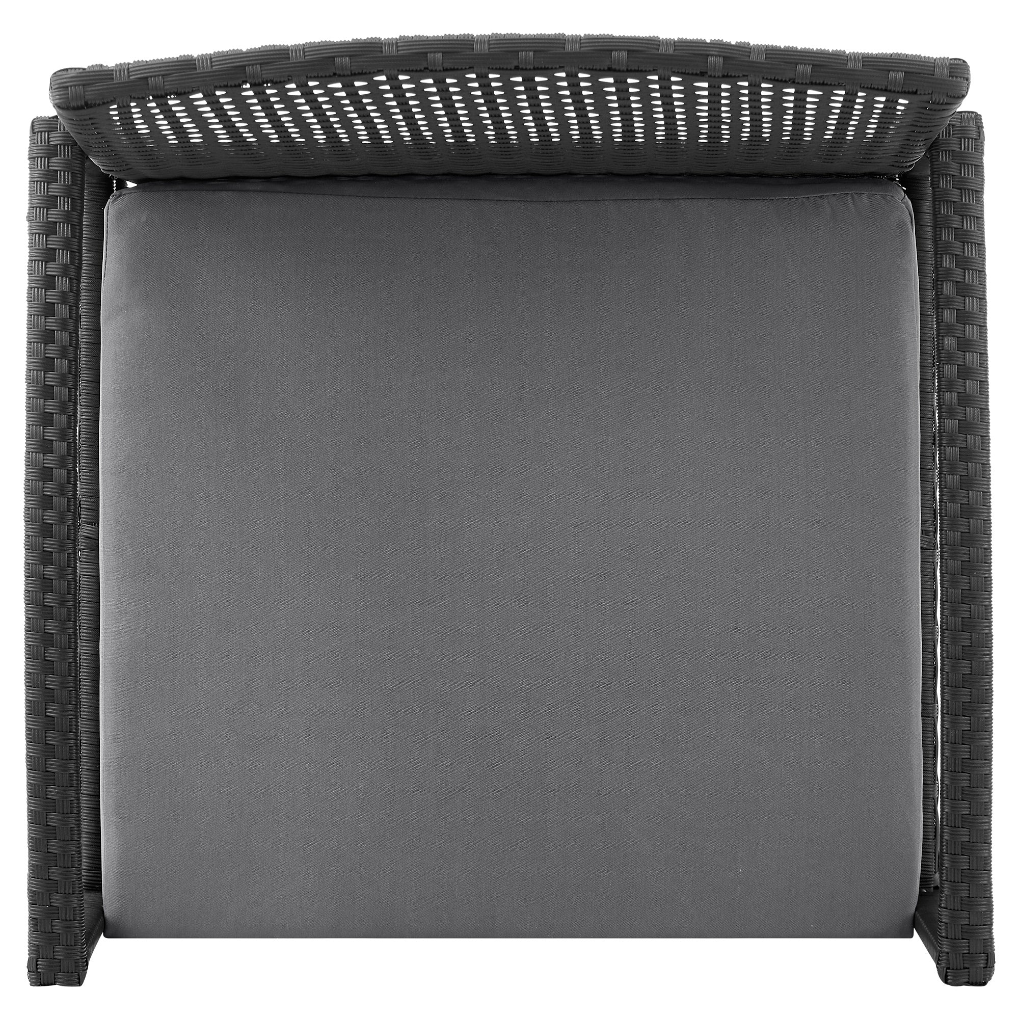 Noli Patio 2-Person Seating Group with End Table with Grey Cushions - Image 8